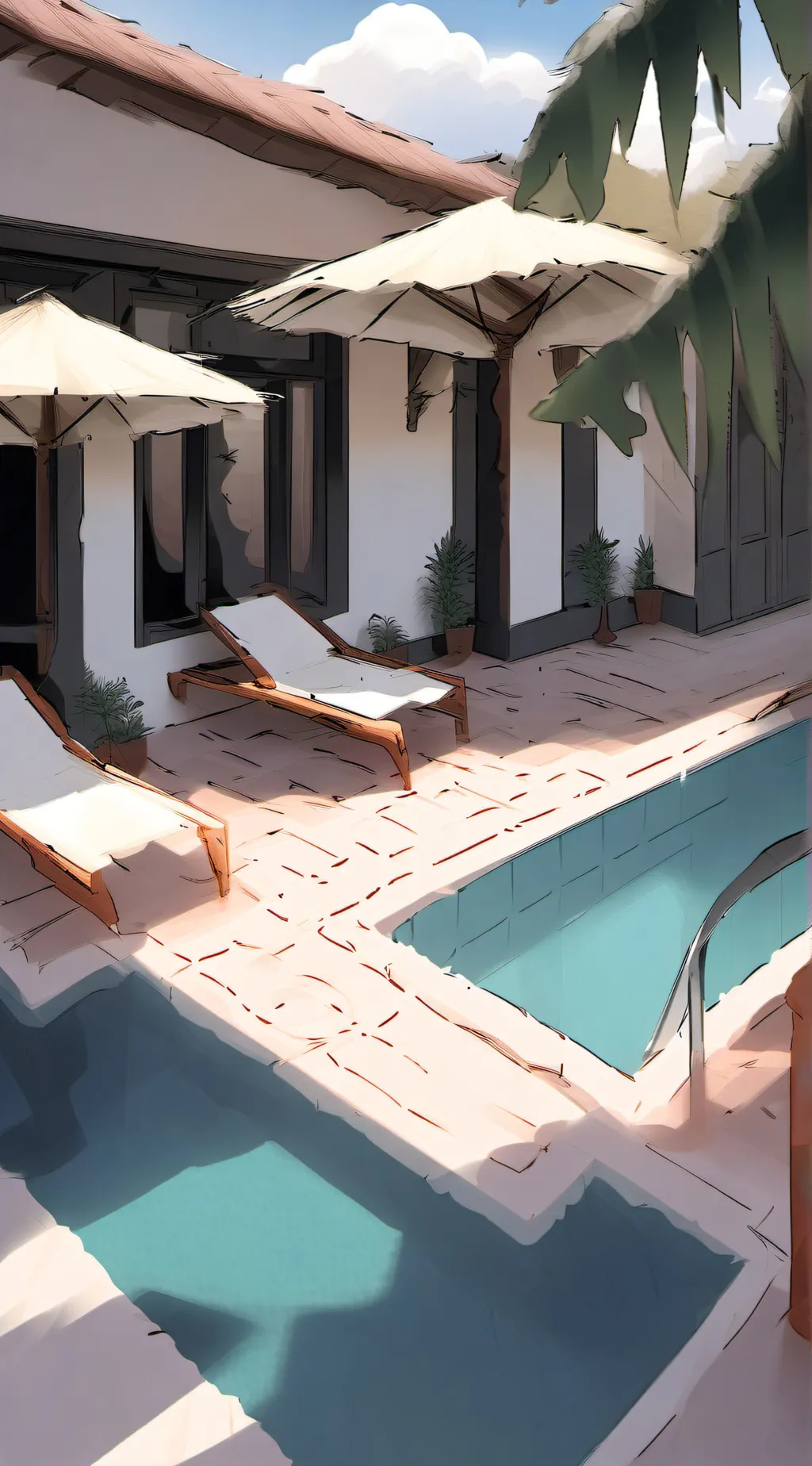 ai character: Pool  background