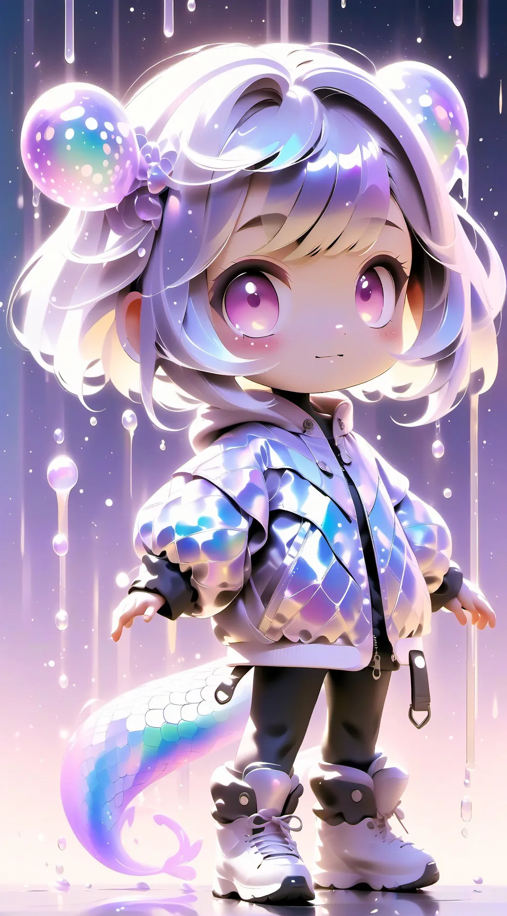 ai character: Christy  background