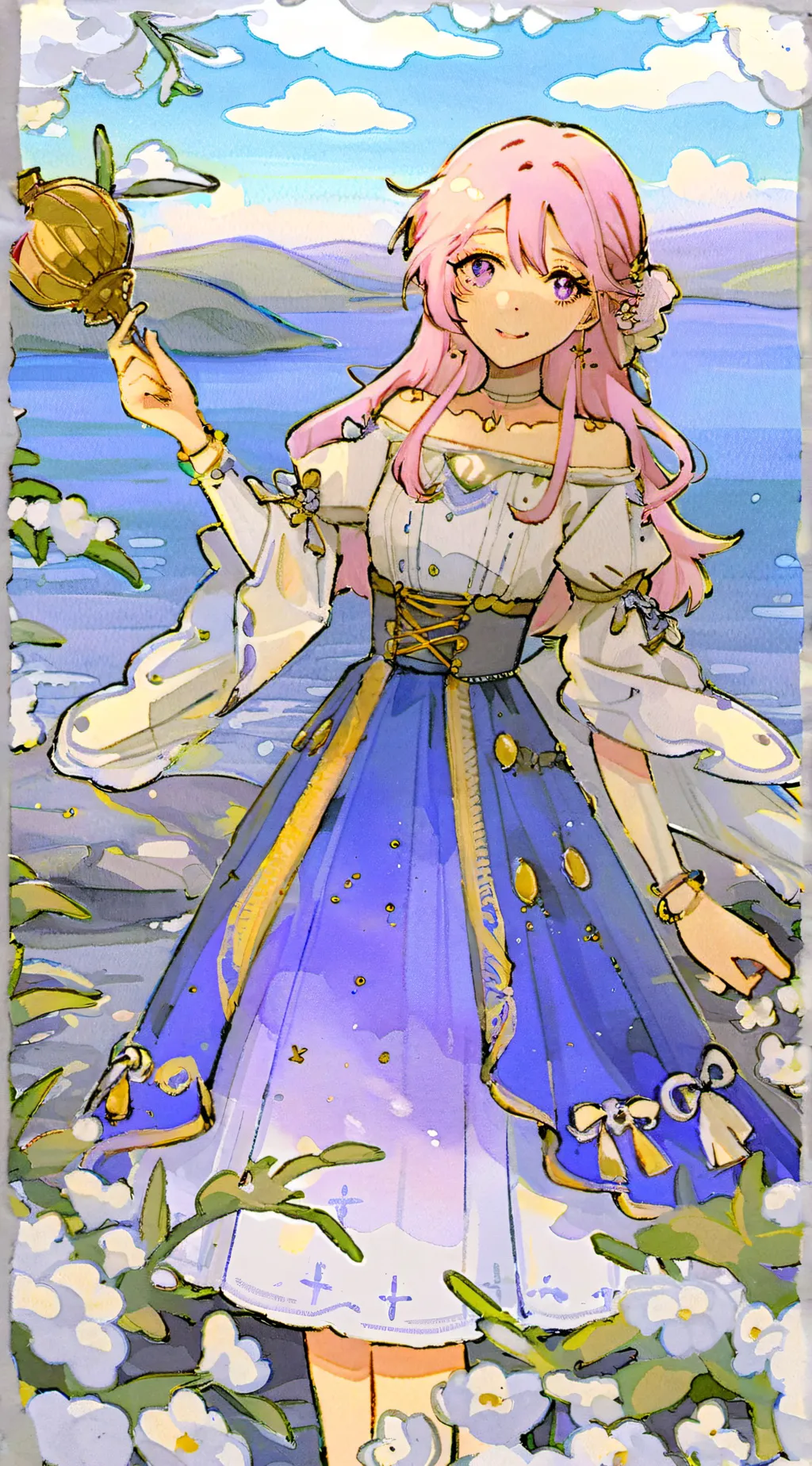 ai character: romantic fangirl  background