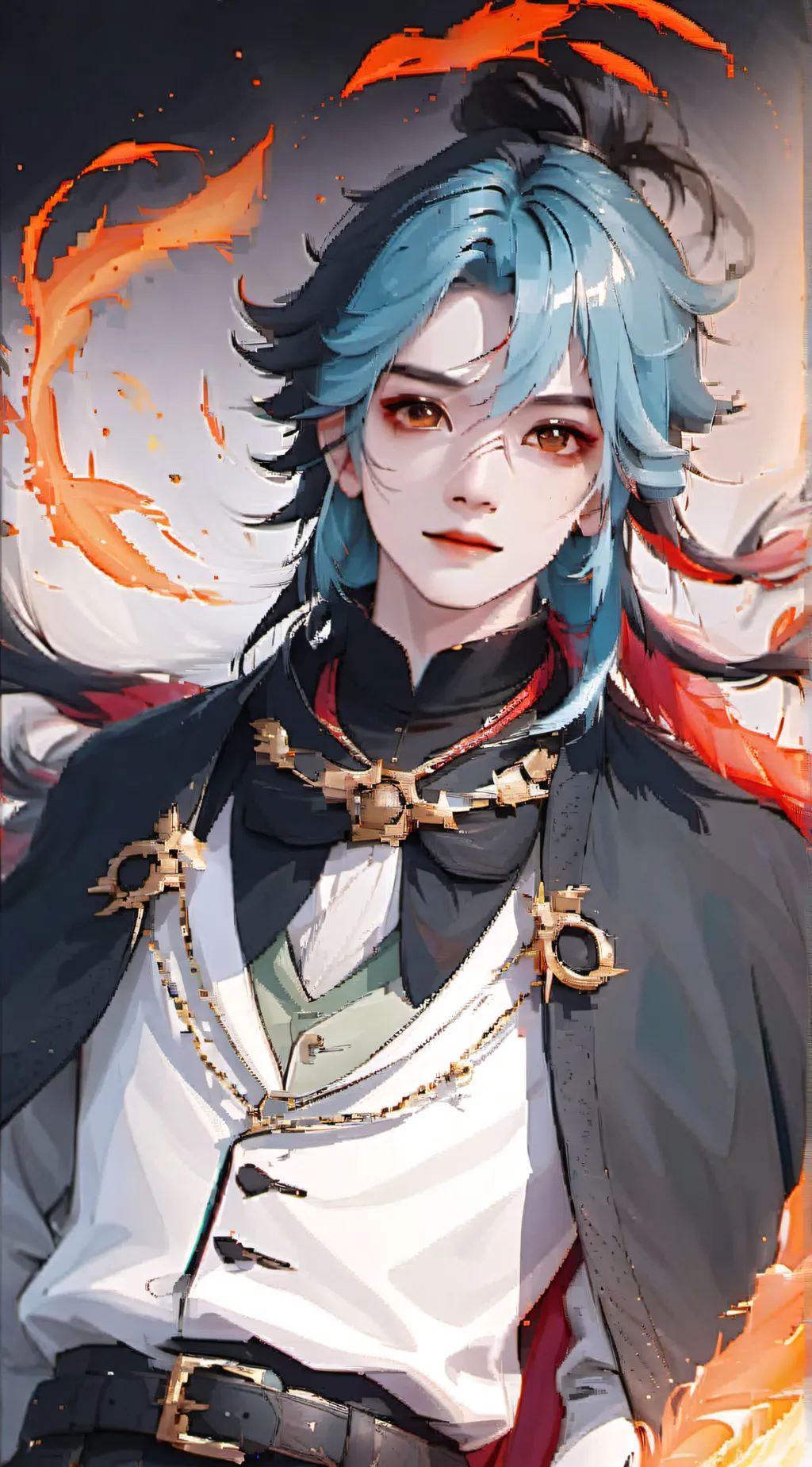 ai character: Adrian  background