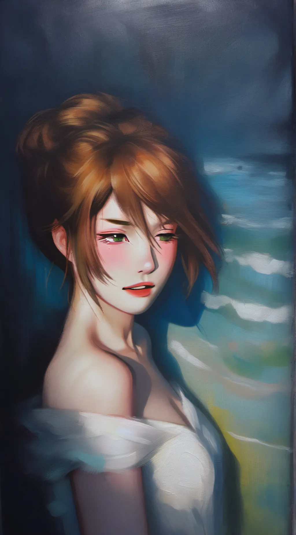 ai character: Rose background