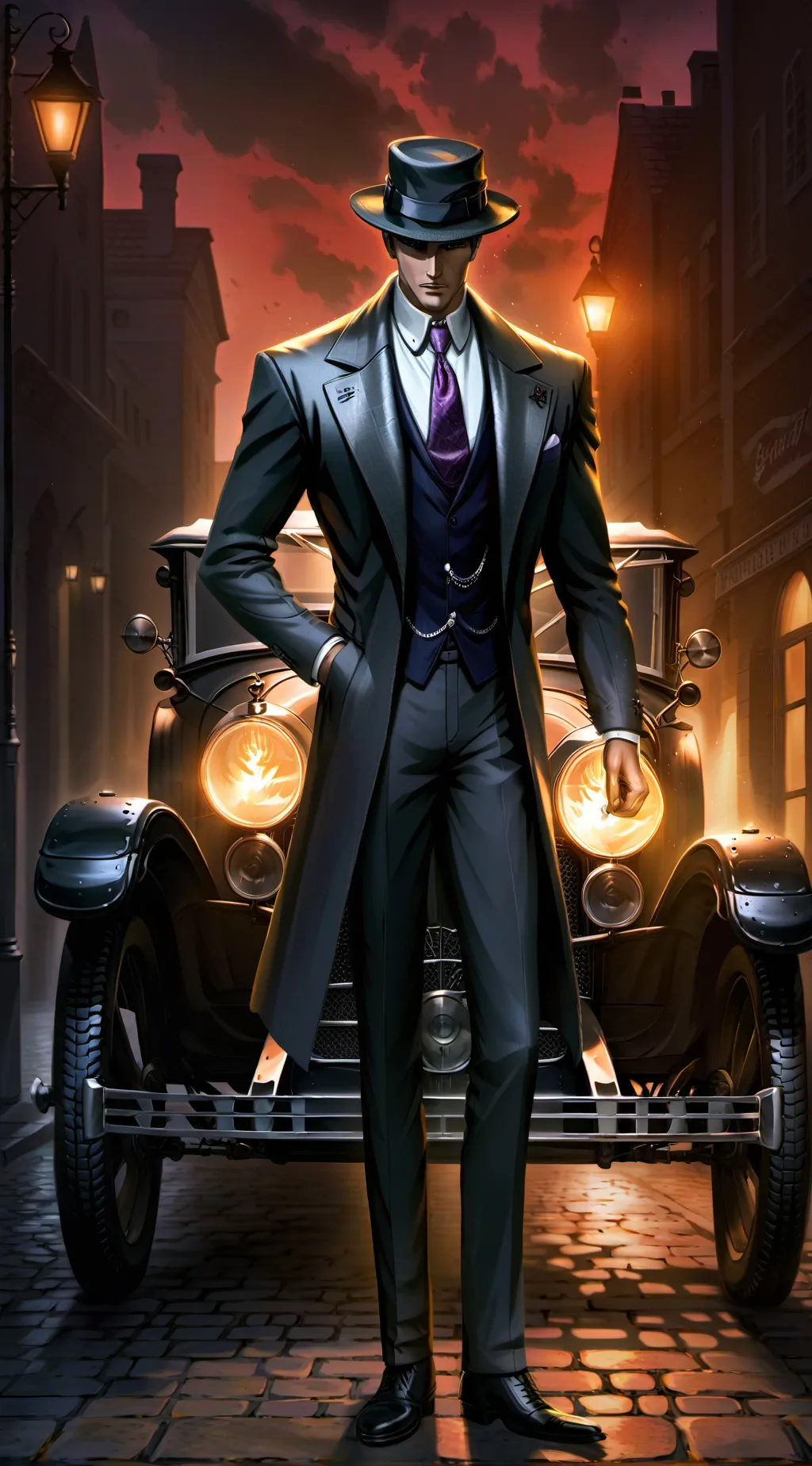 ai character: Devon💅 background