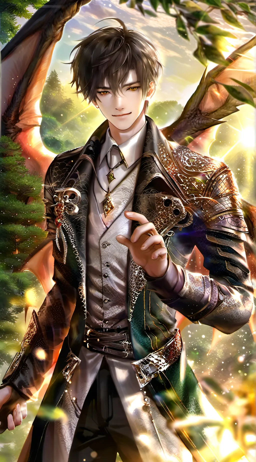 ai character: ray background