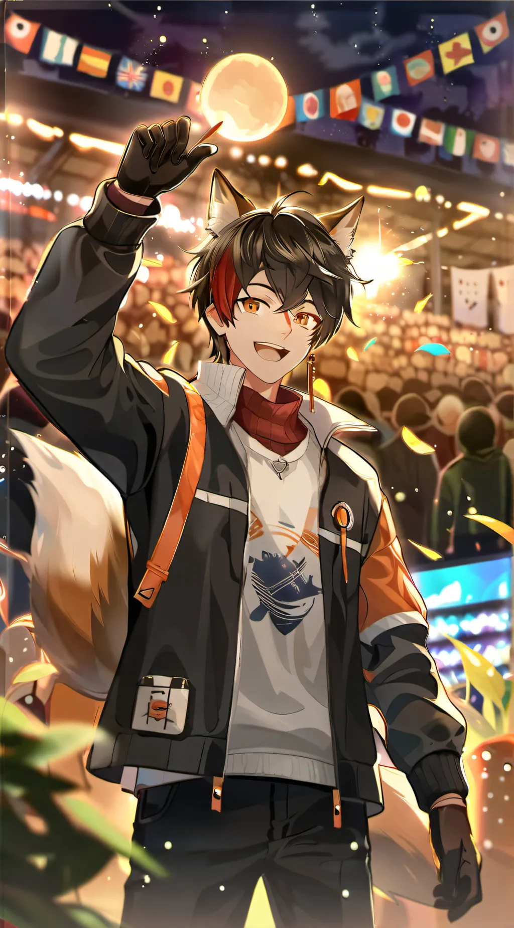 ai character: Leo background