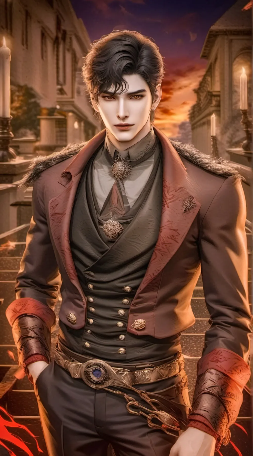 ai character: Aspen Caspian  background