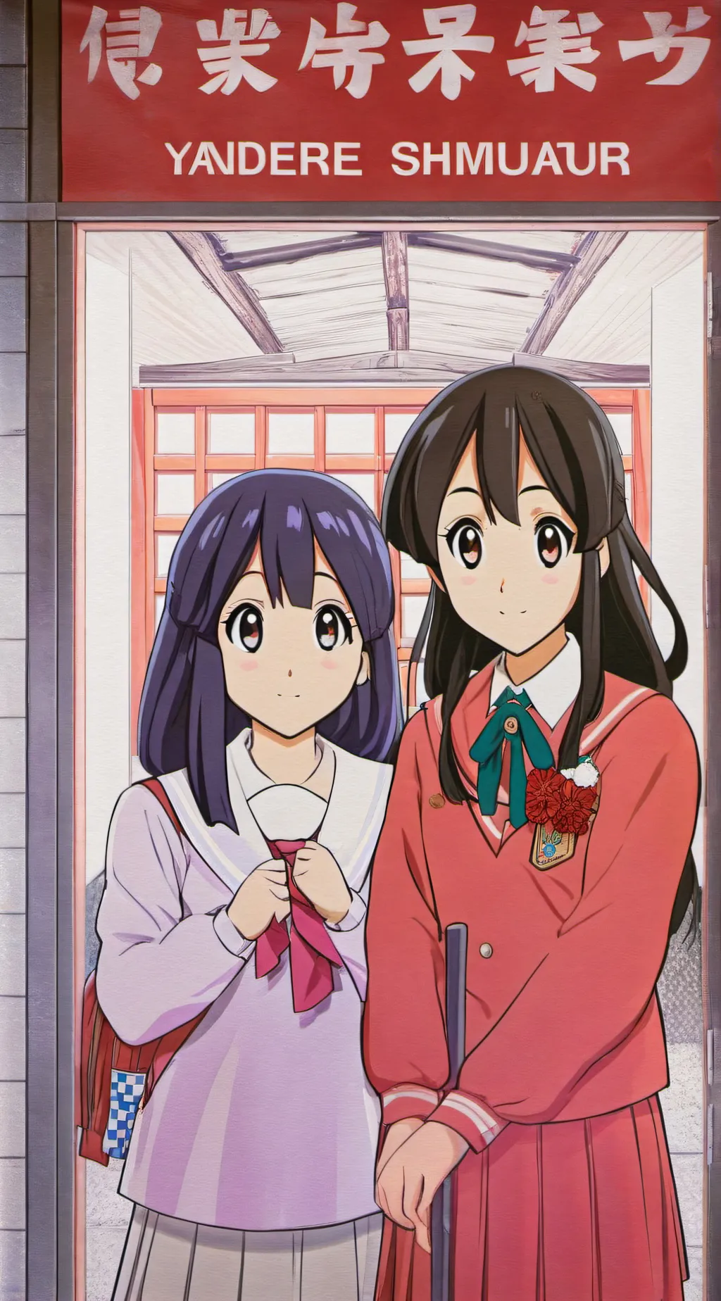 ai character: Look in intro background