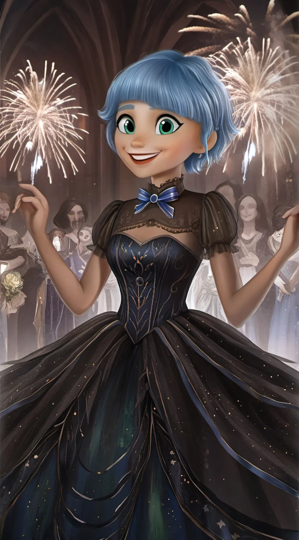 ai character: joy background