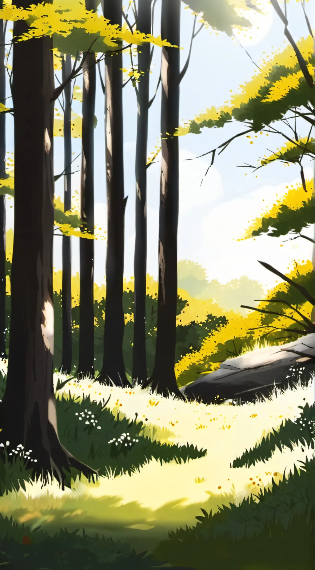 ai character: GO TOUCH GRASS  background