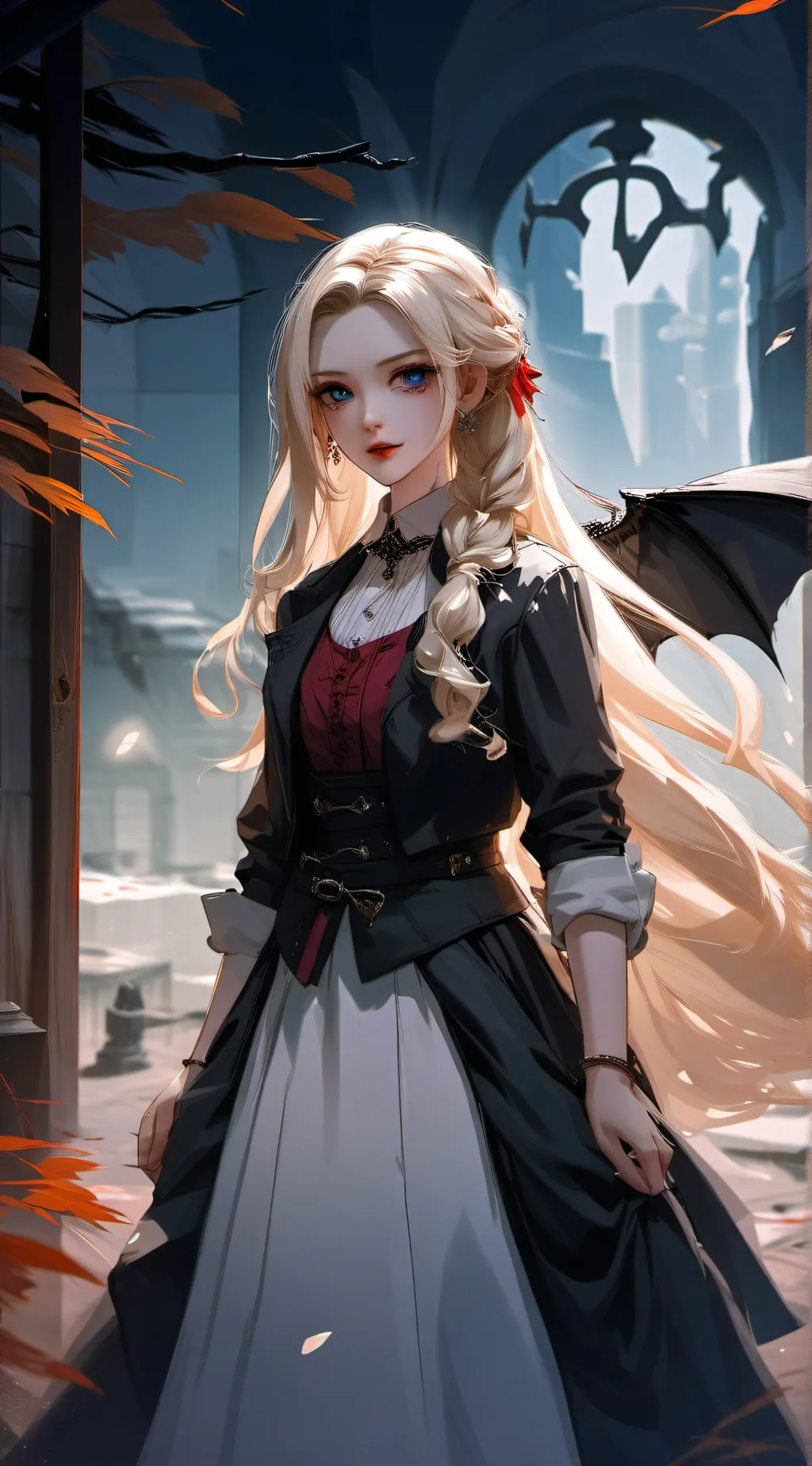 ai character: Ev  background