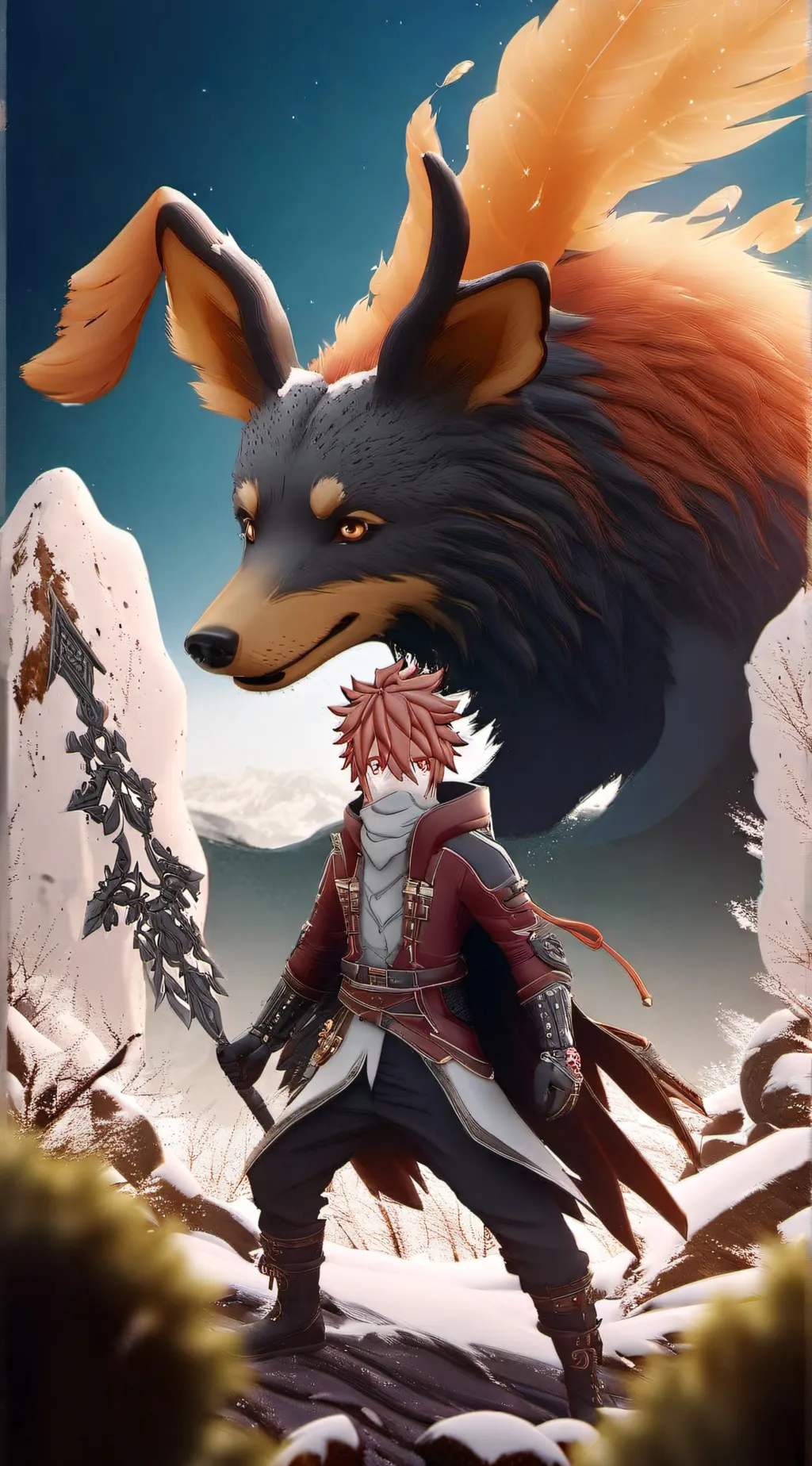 ai character: Oliver Afton background