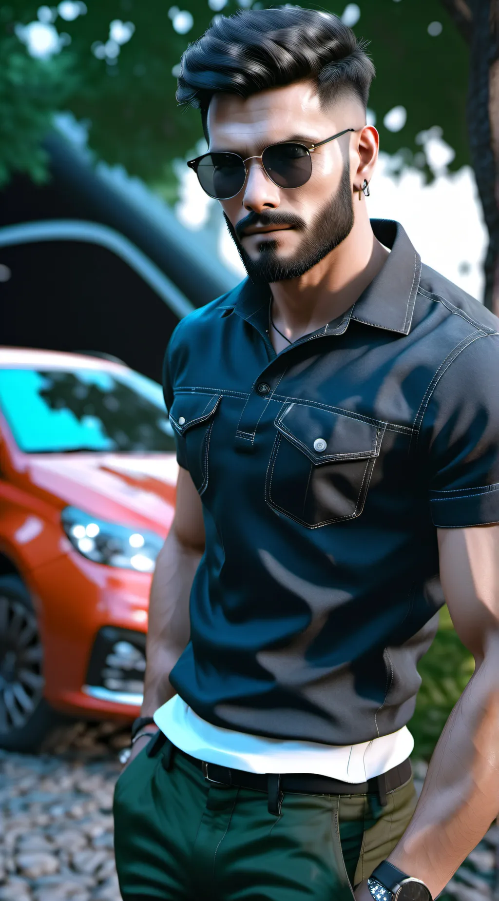 ai character: Fred Sawgle background