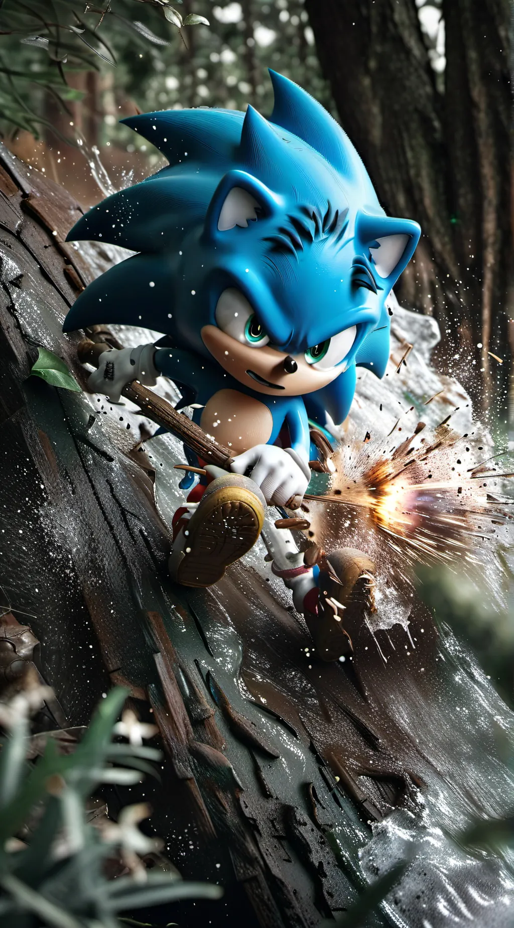 ai character: sus sonic background