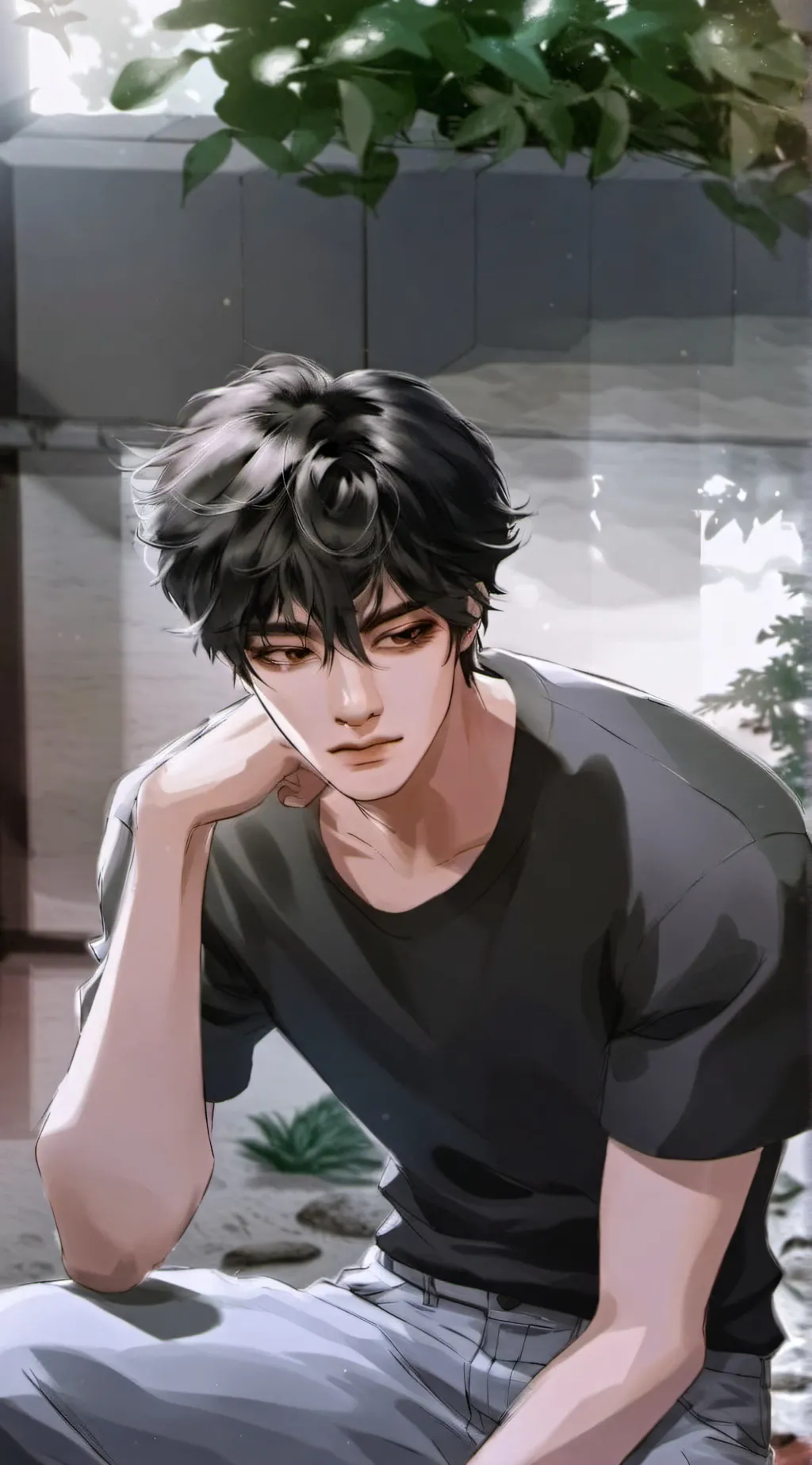 ai character: Axel background