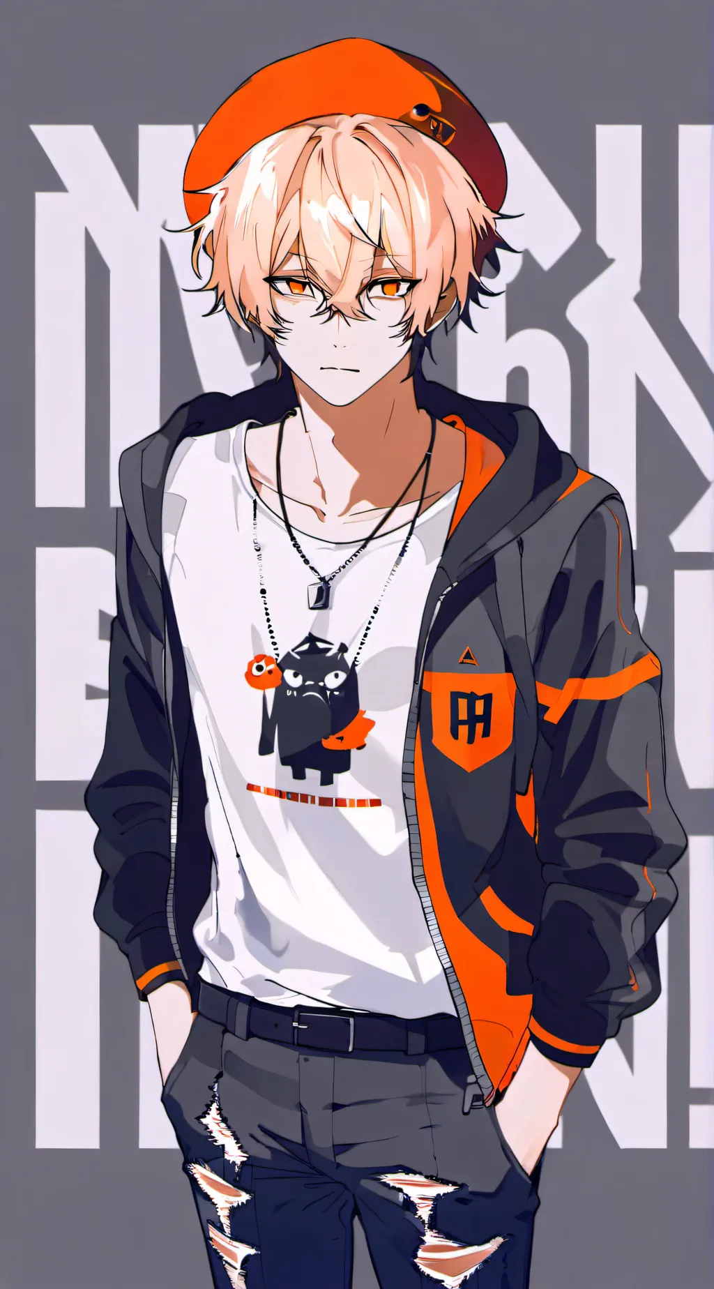 ai character: Shirmpo.  background