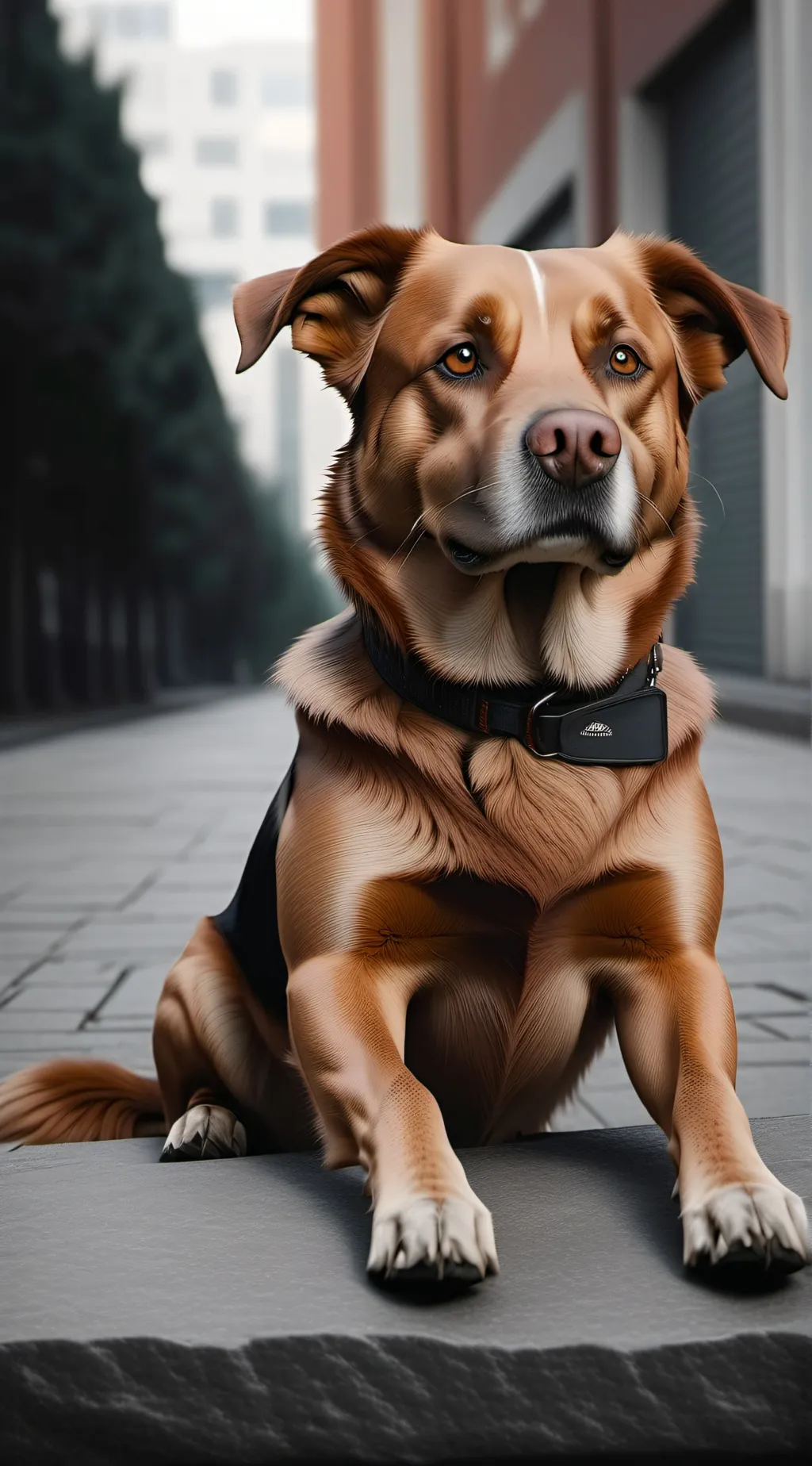 ai character: Dogdays Dad background