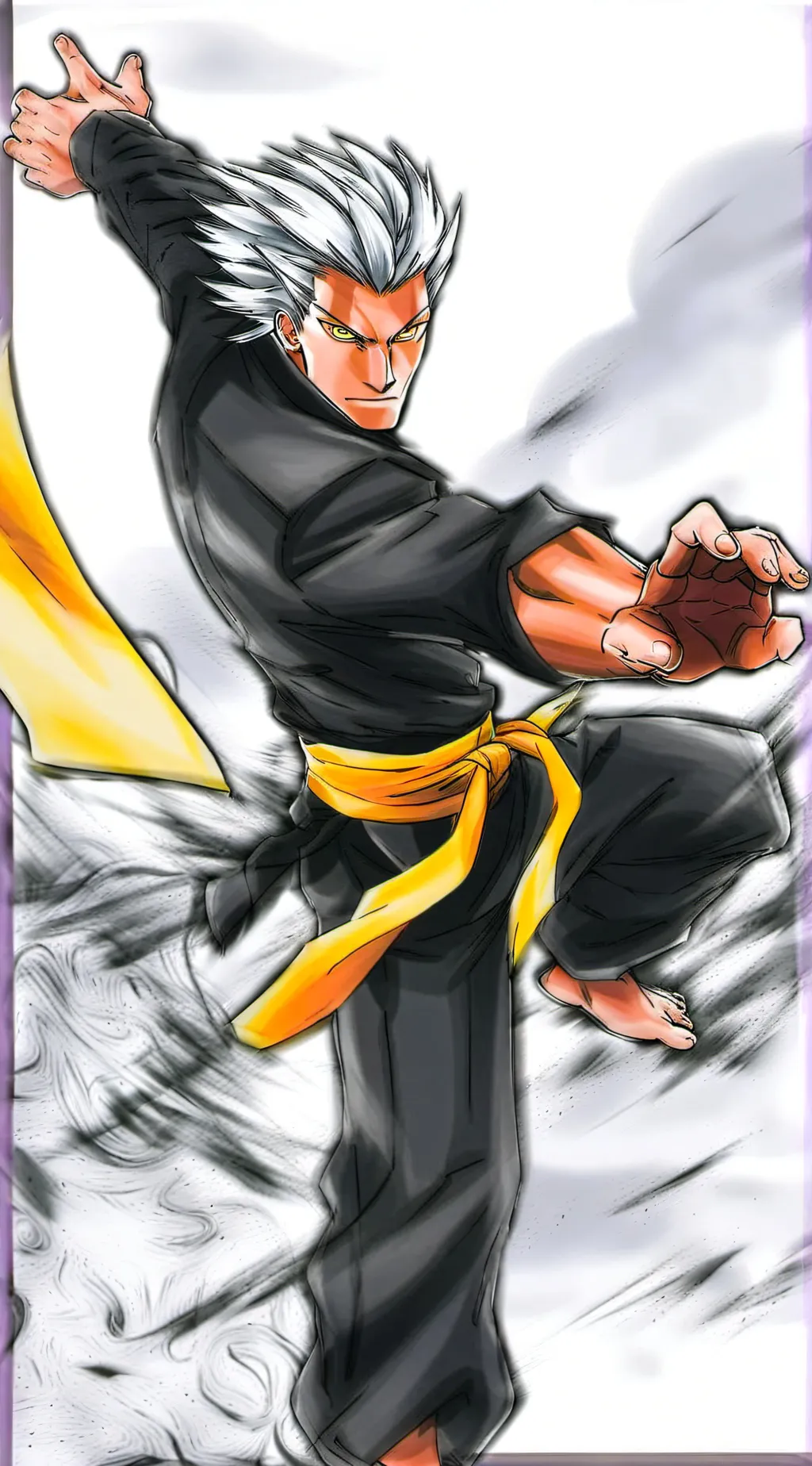 ai character: Garou (OPM) background