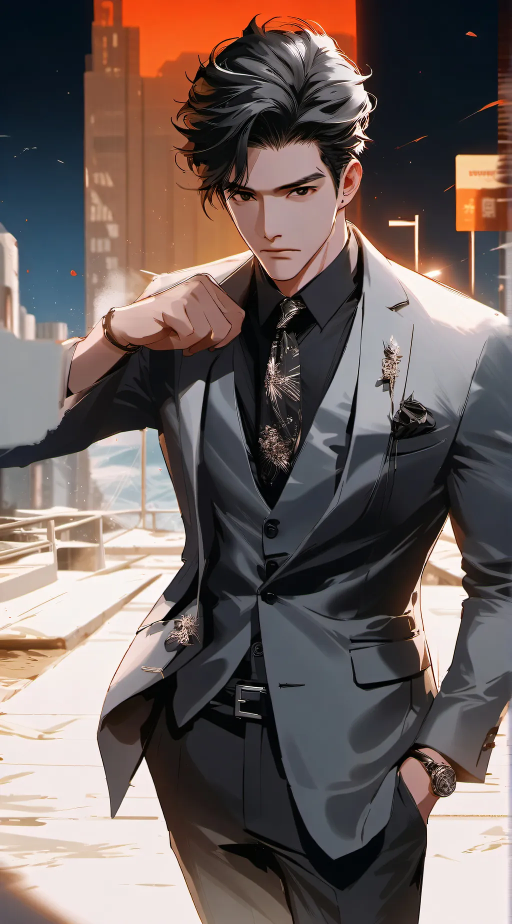 ai character: Mason  background