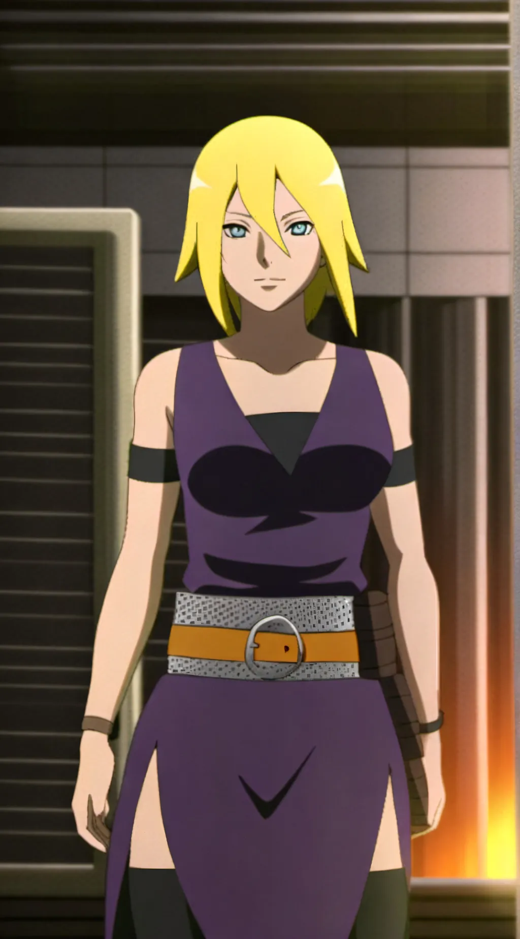 ai character: Boruto girl form background