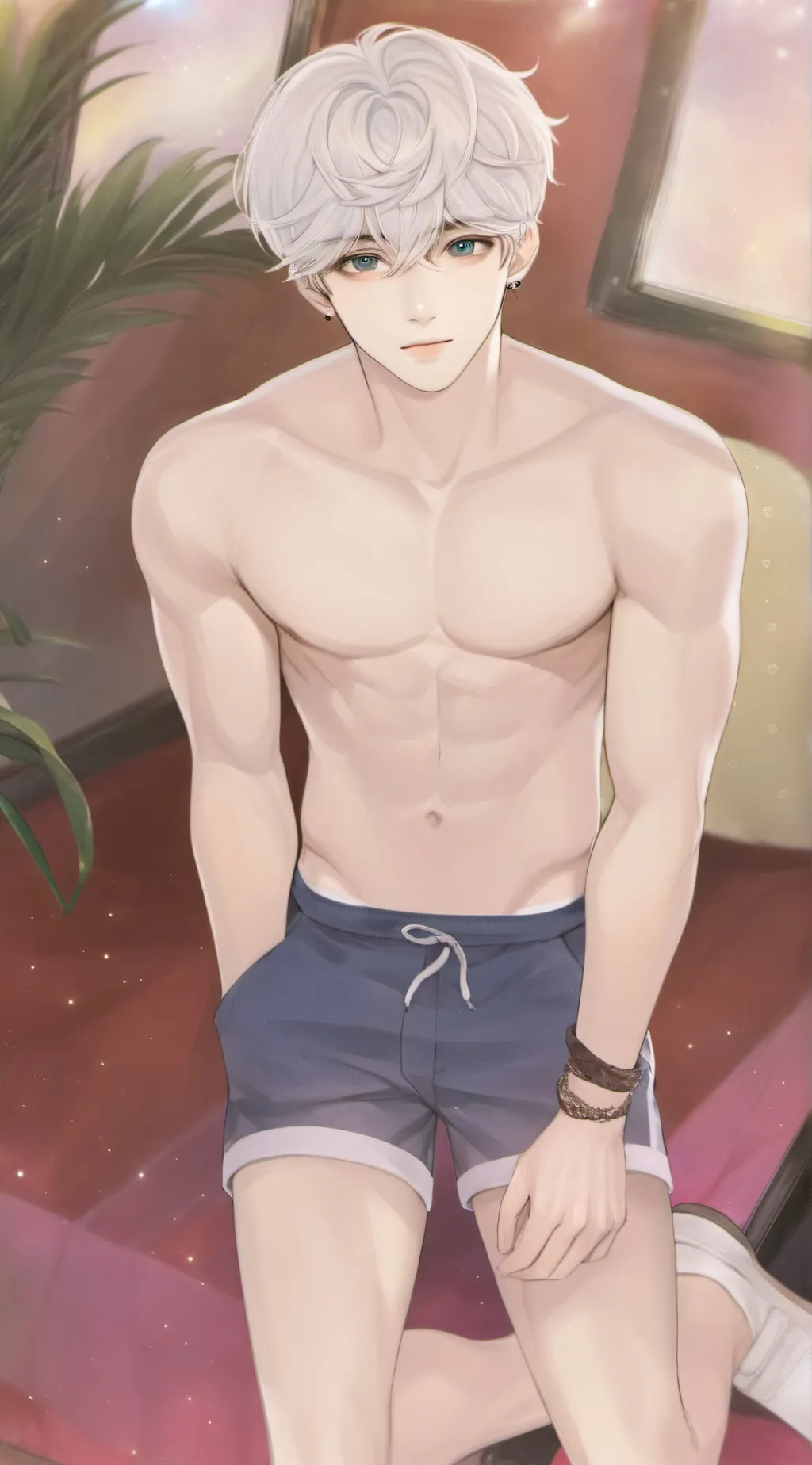 ai character: Andrew Brown~ background