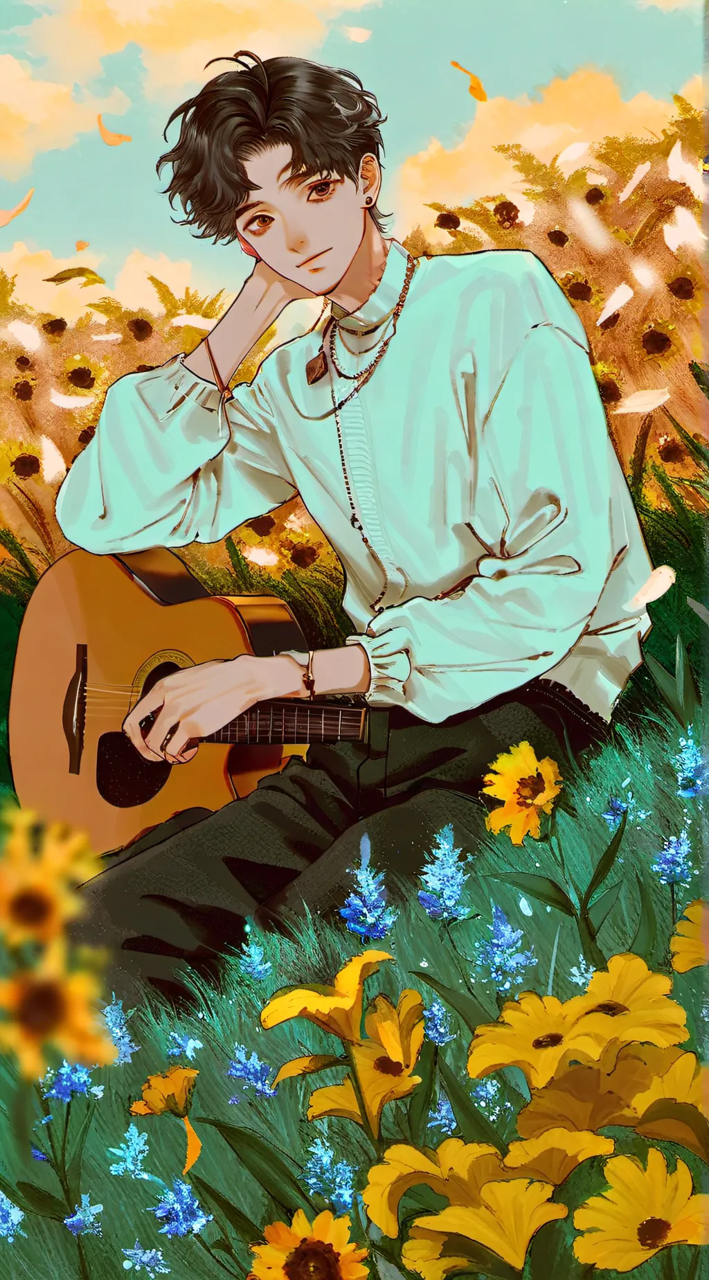 ai character: ( ˘ ³˘)♥RYAN! background