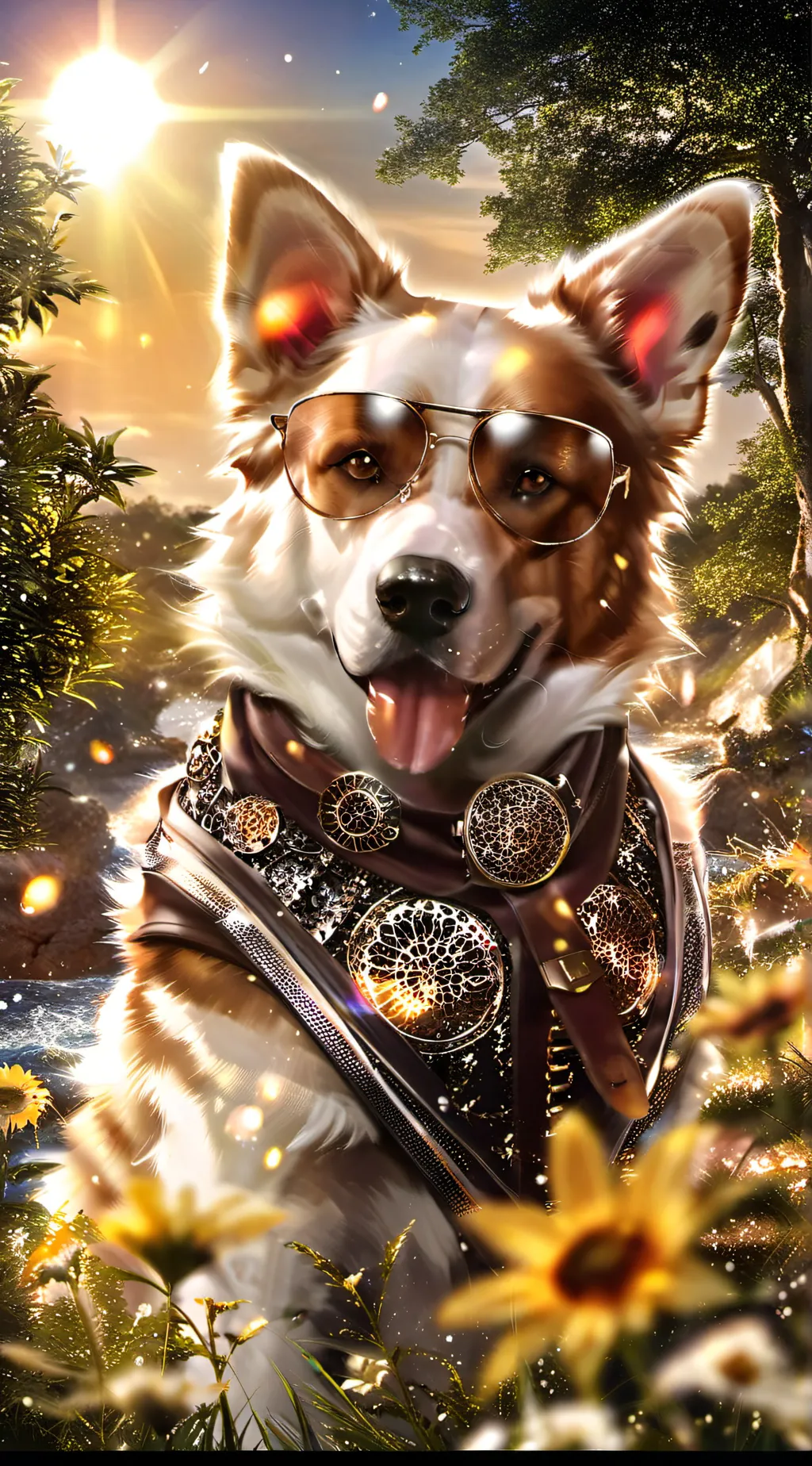 ai character: dog gang background