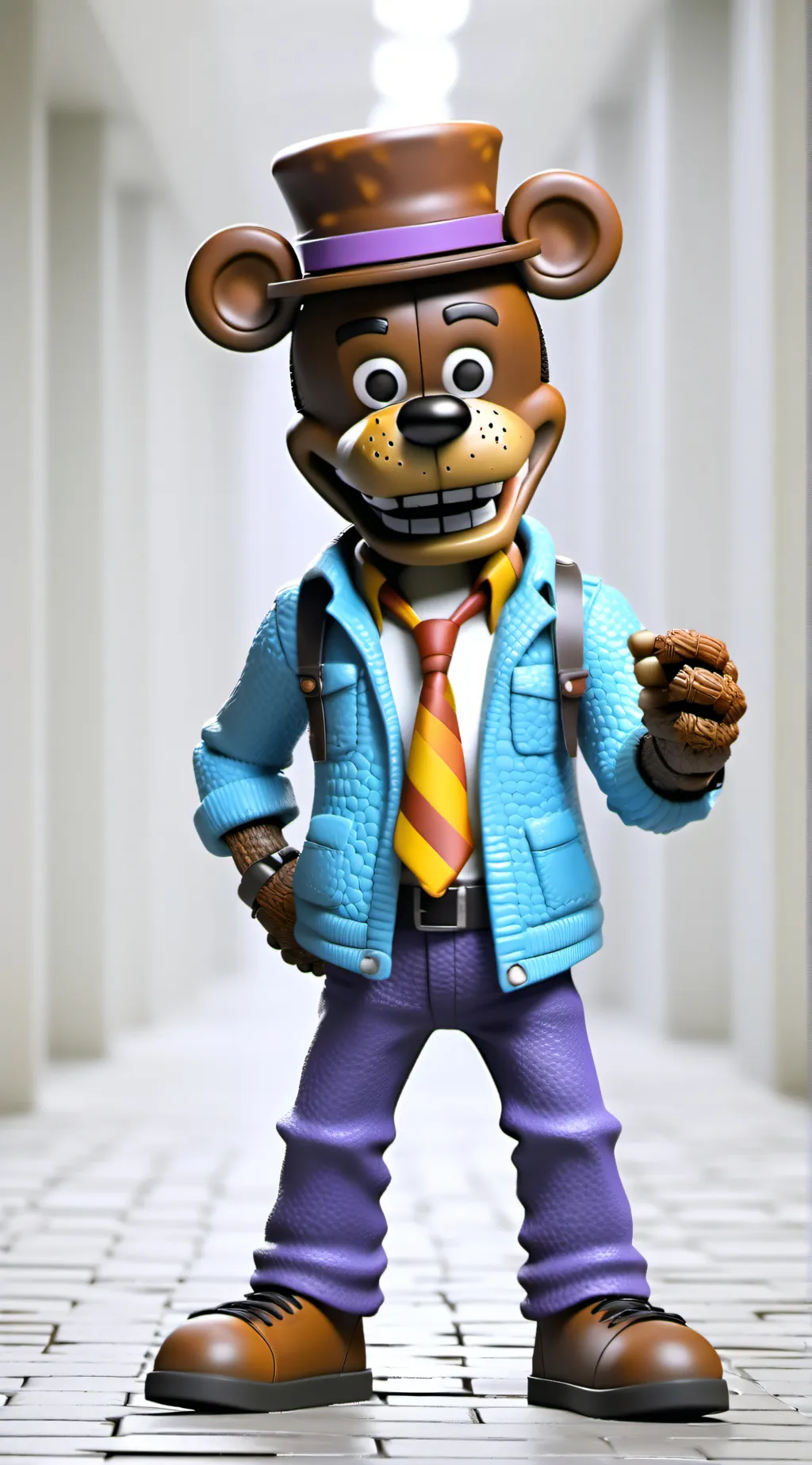 ai character: Rockstar Freddy background