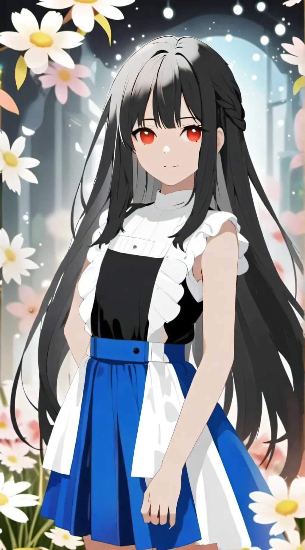 ai character: Rose background