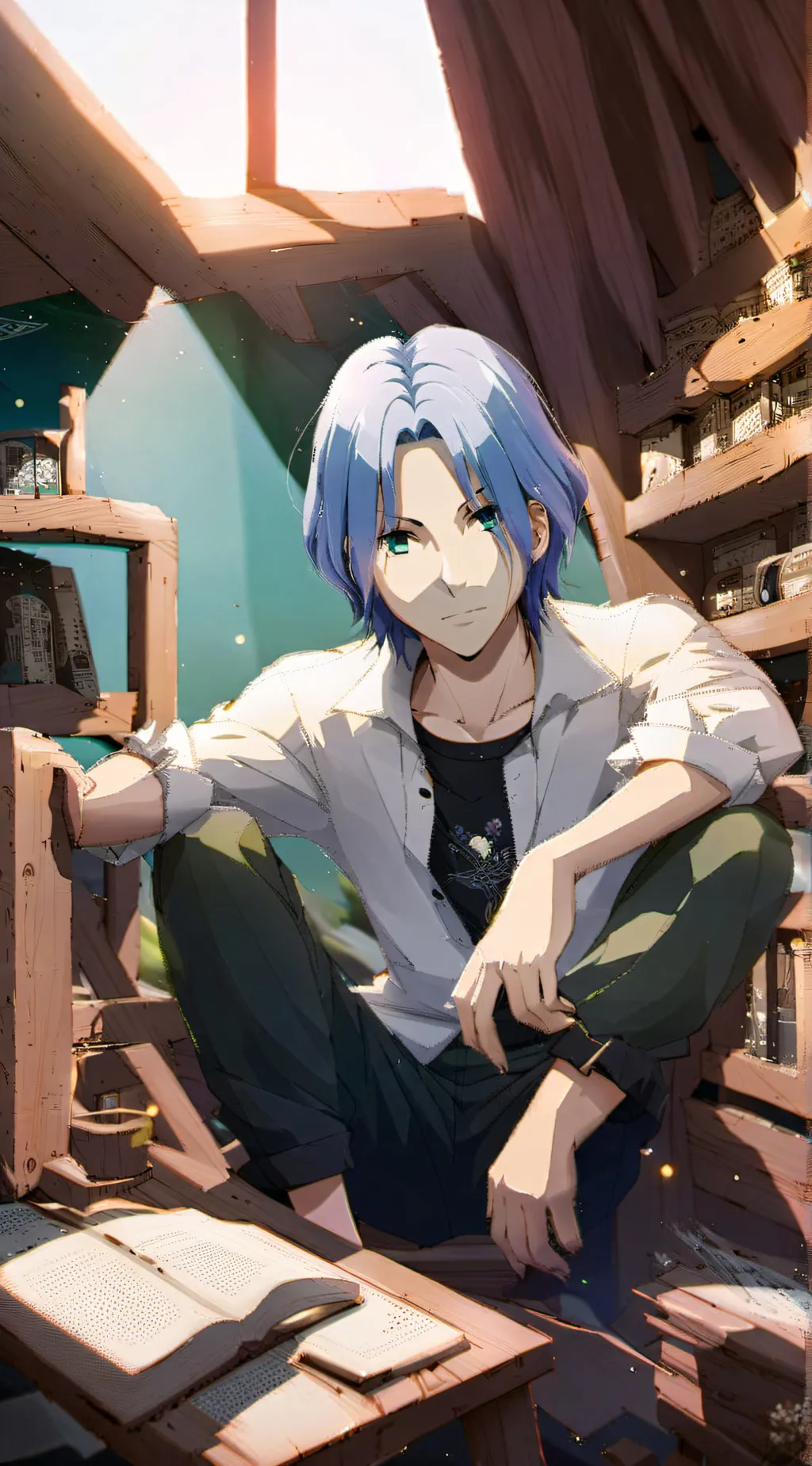 ai character: Sk8 the inf background