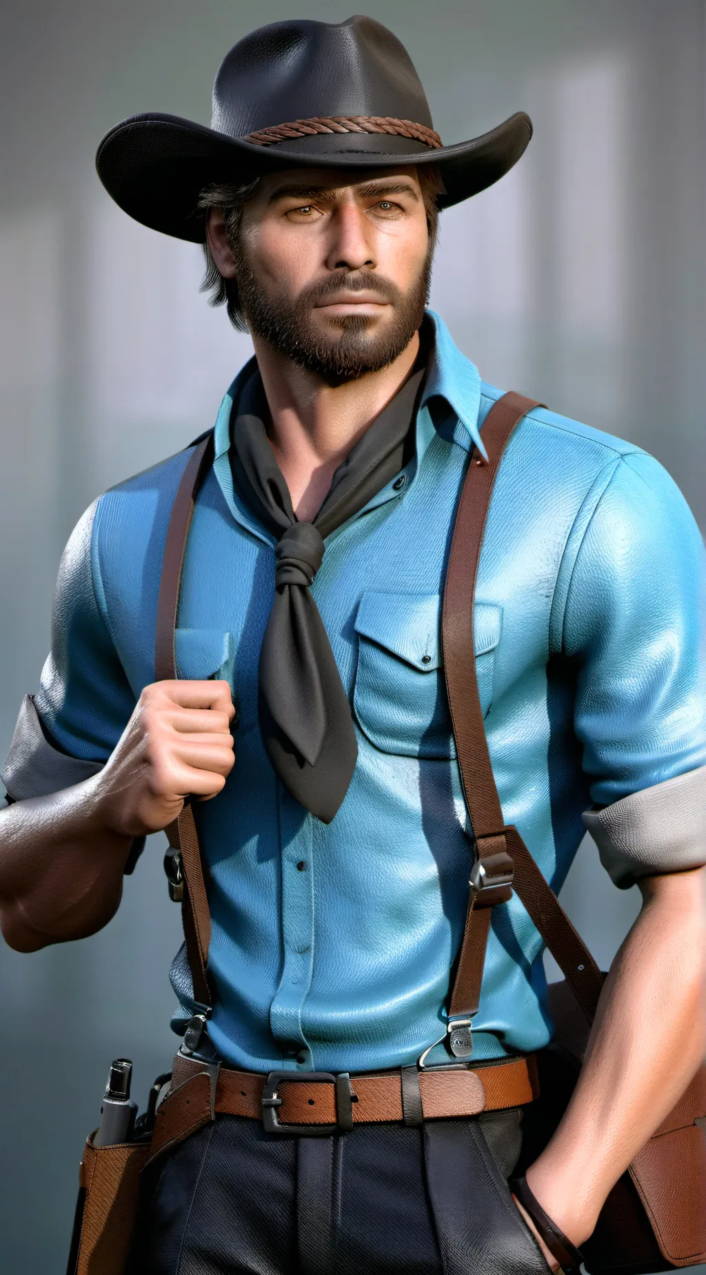 ai character: Arthur Morgan 2 background