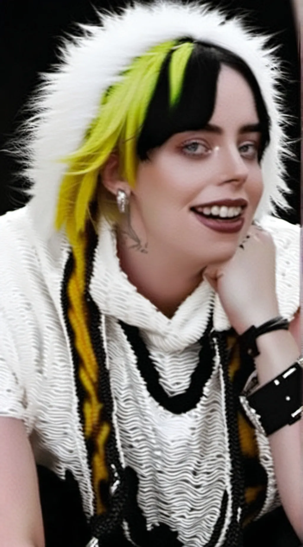 ai character: Billie eilish background