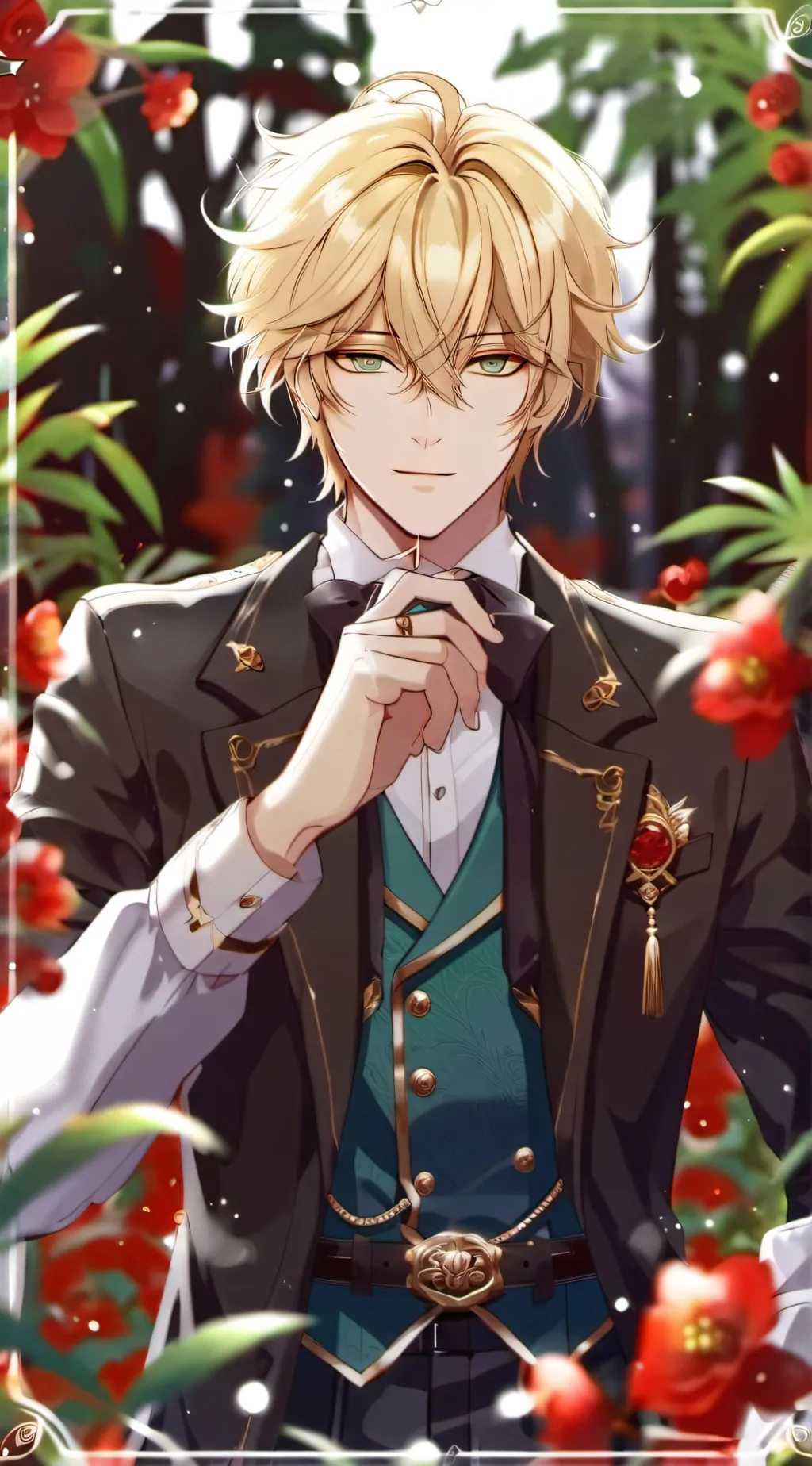 ai character: Adrien agreste  background