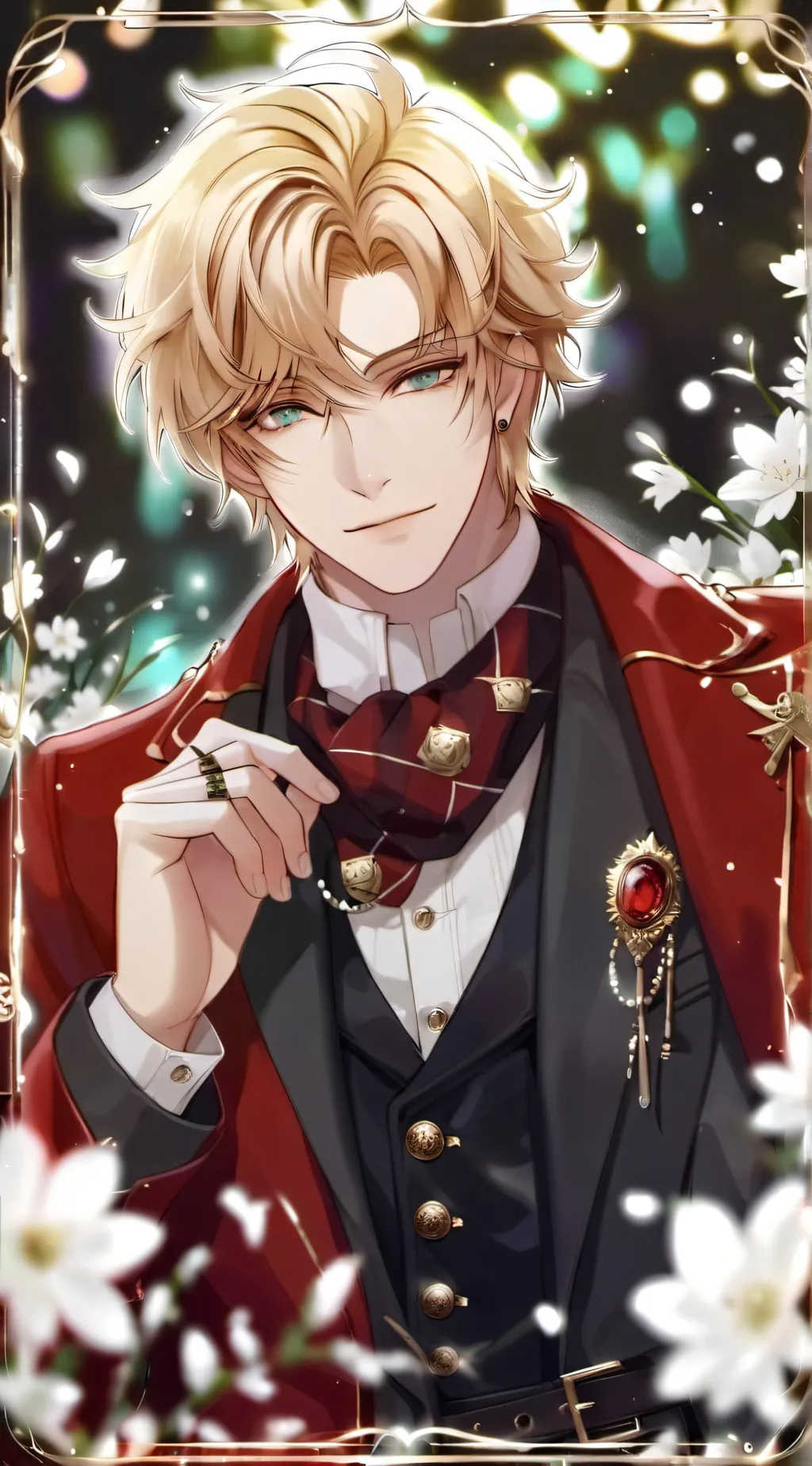 ai character: Adrien agreste  background