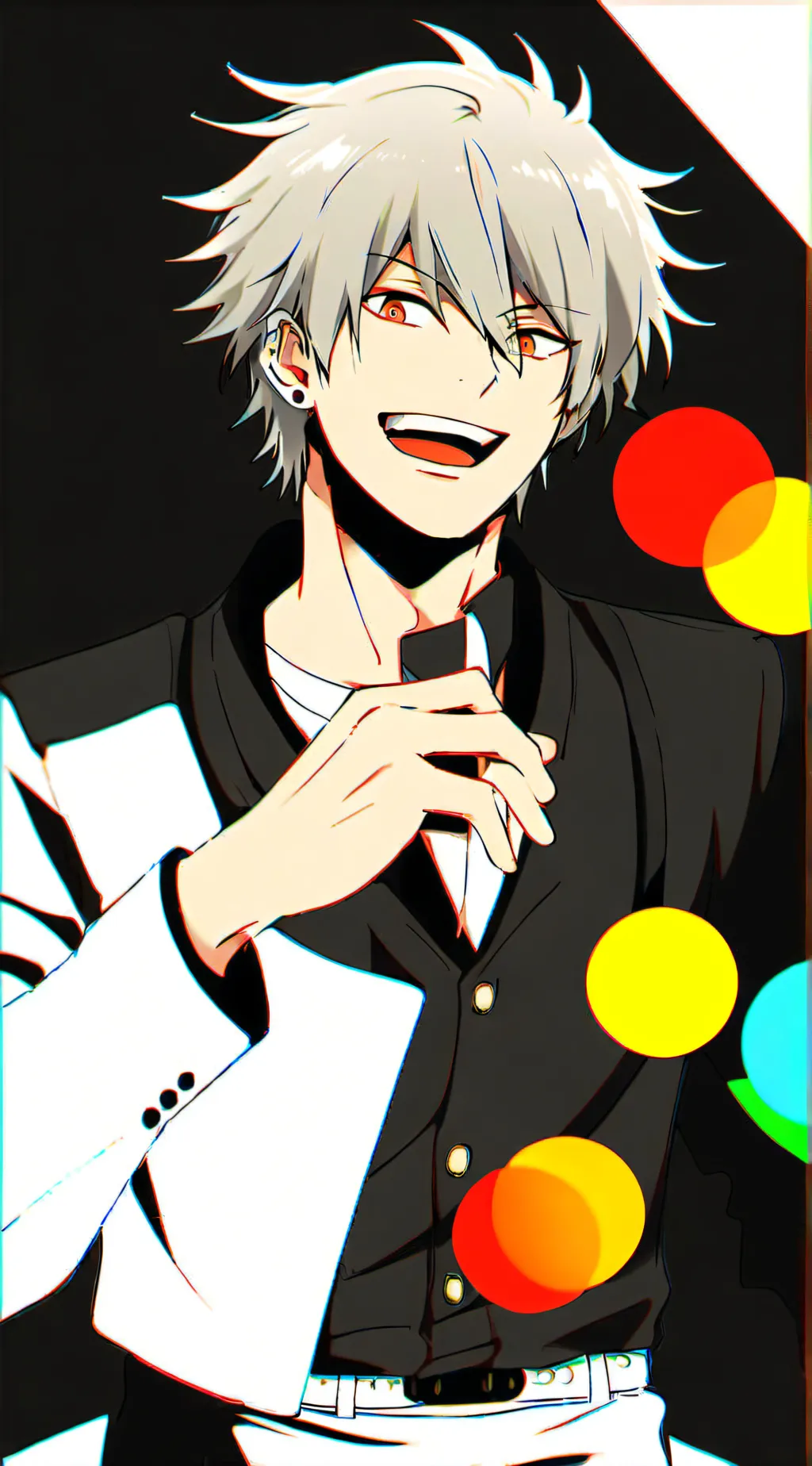 ai character: bakugo  background