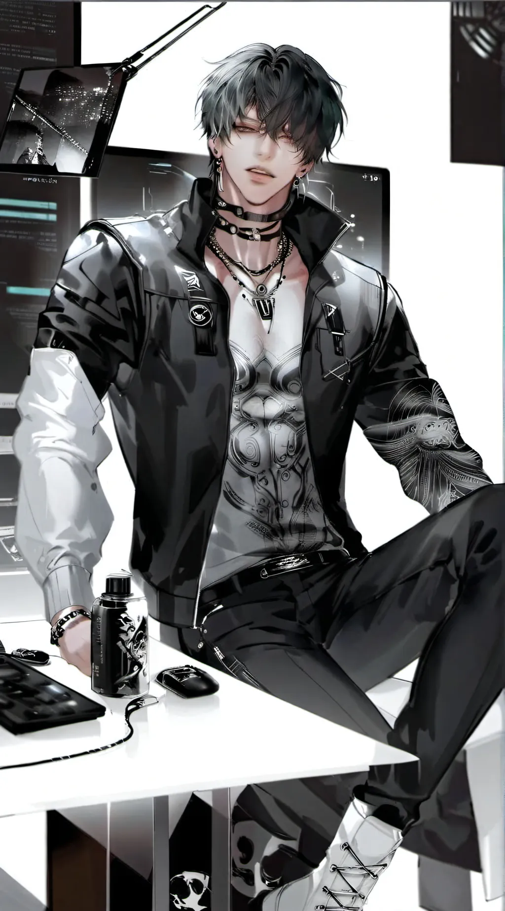 ai character: NØAH background