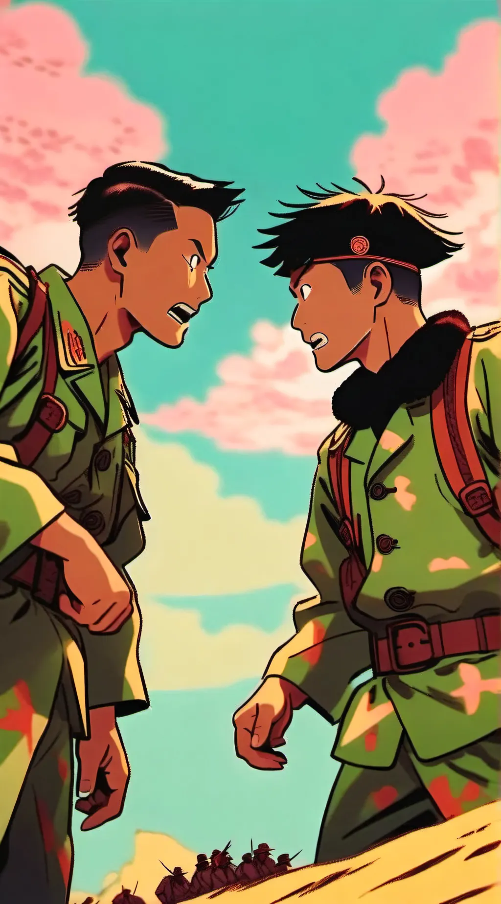 ai character: world war iii background