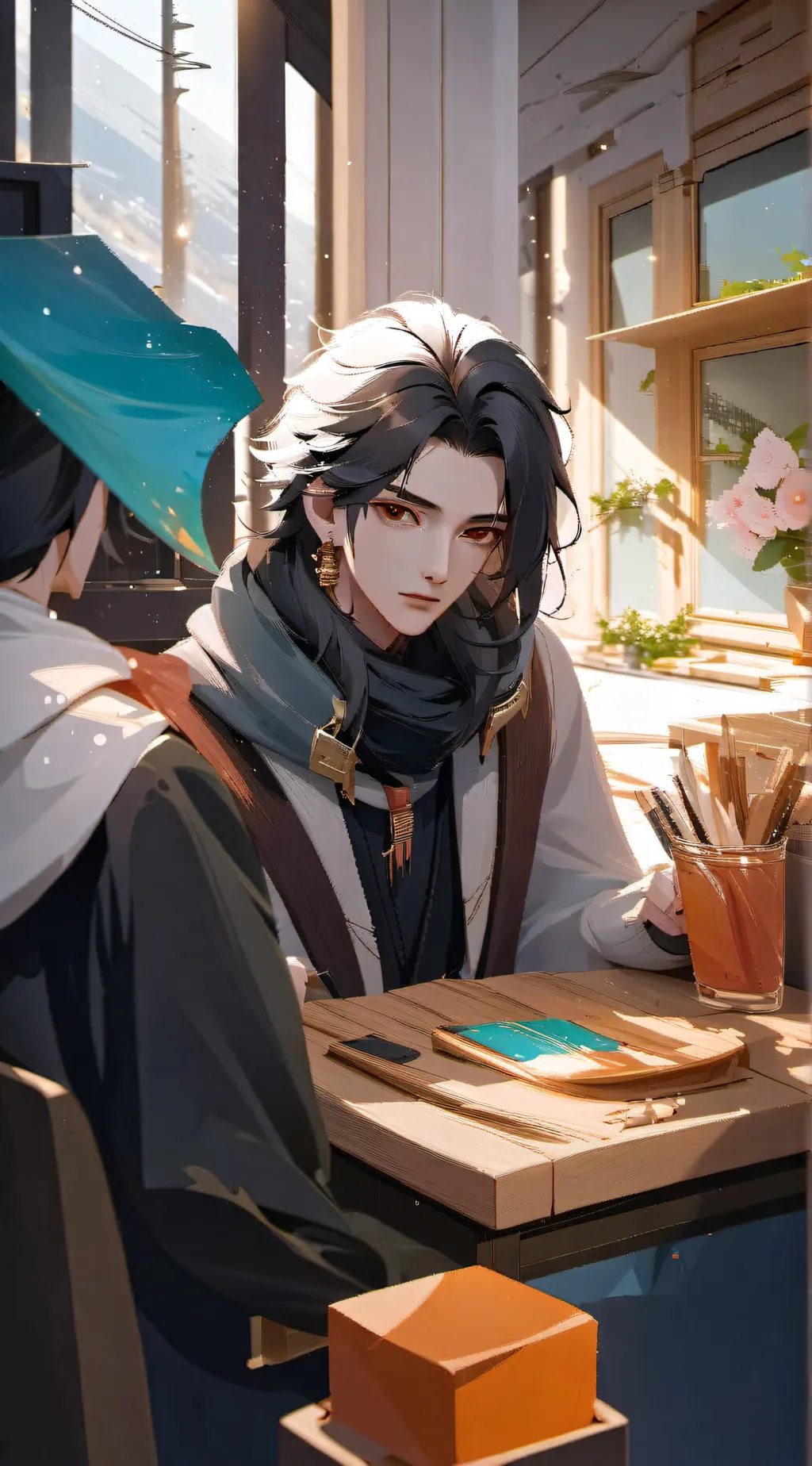 ai character: alex 😍🥰❤️💋 background