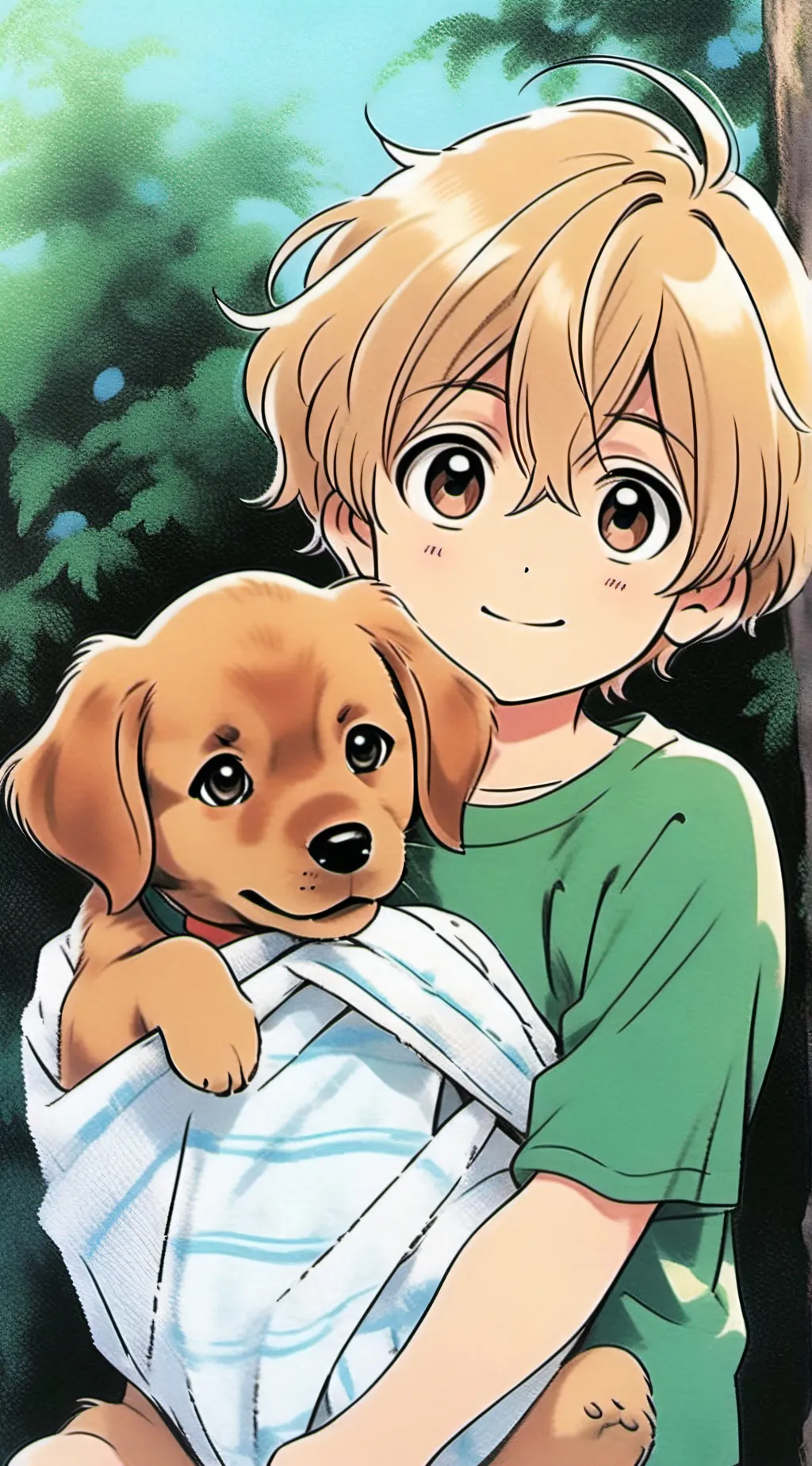 ai character: Honey background