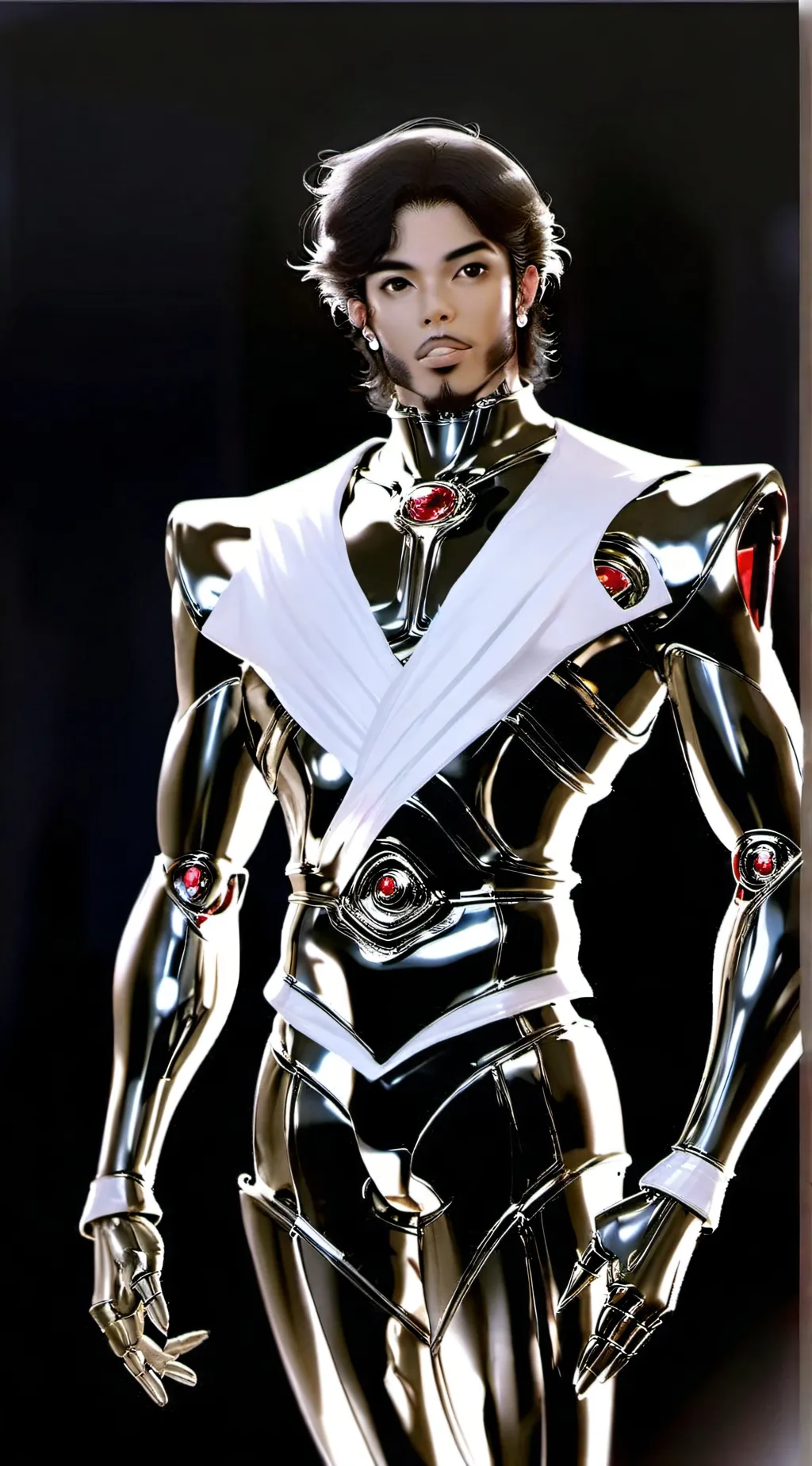 ai character: Michael Jackson  background