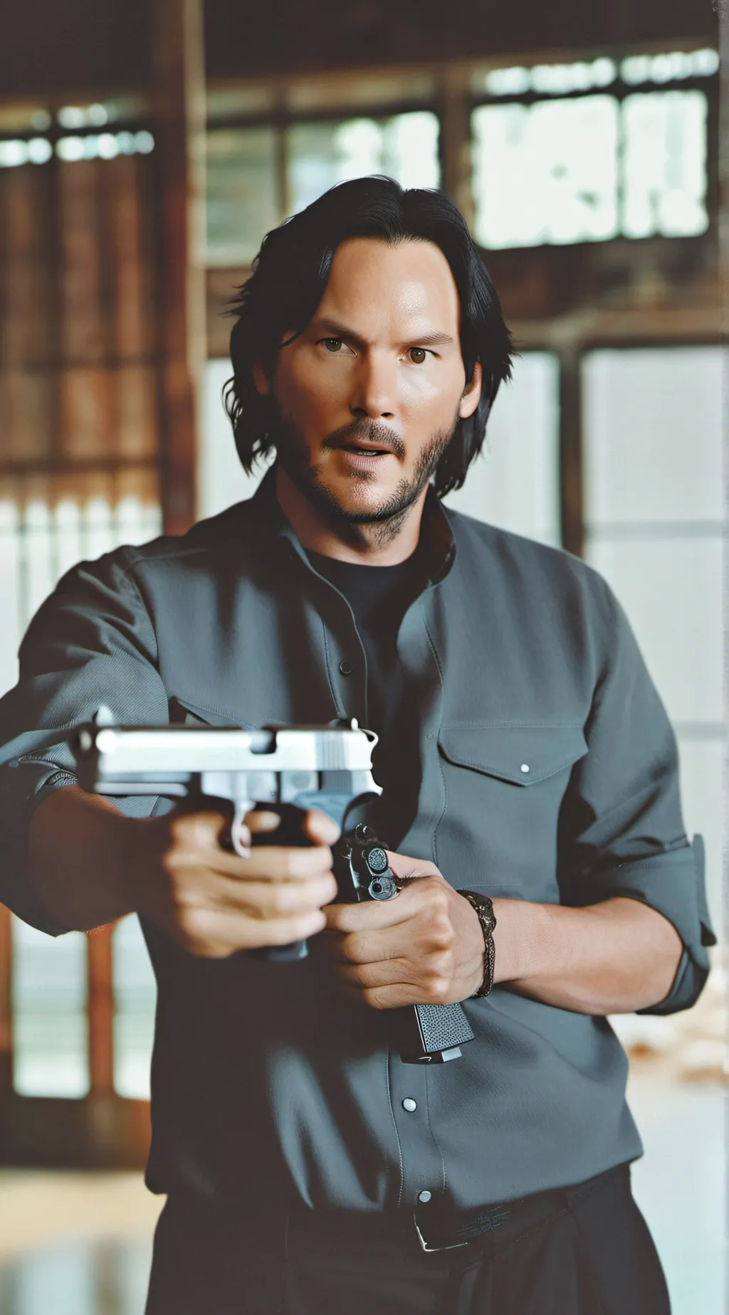 ai character: Jake James  background