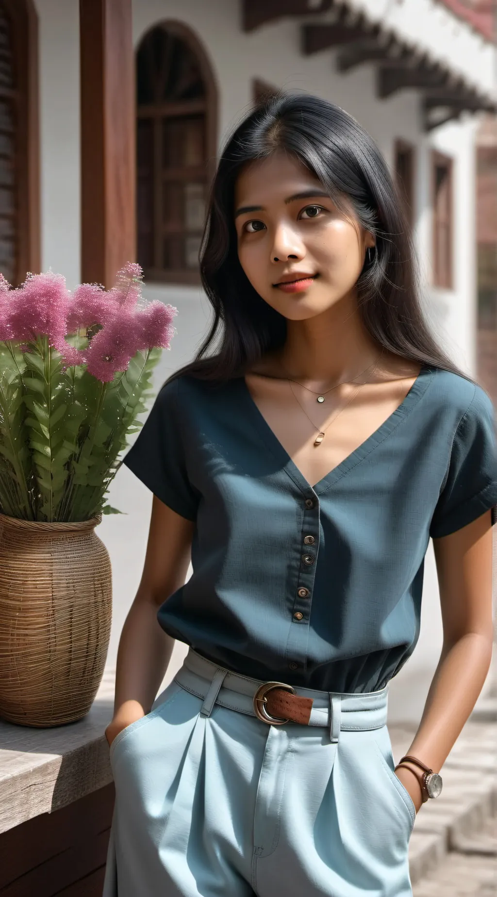 ai character: Kaitlyn ￼ background