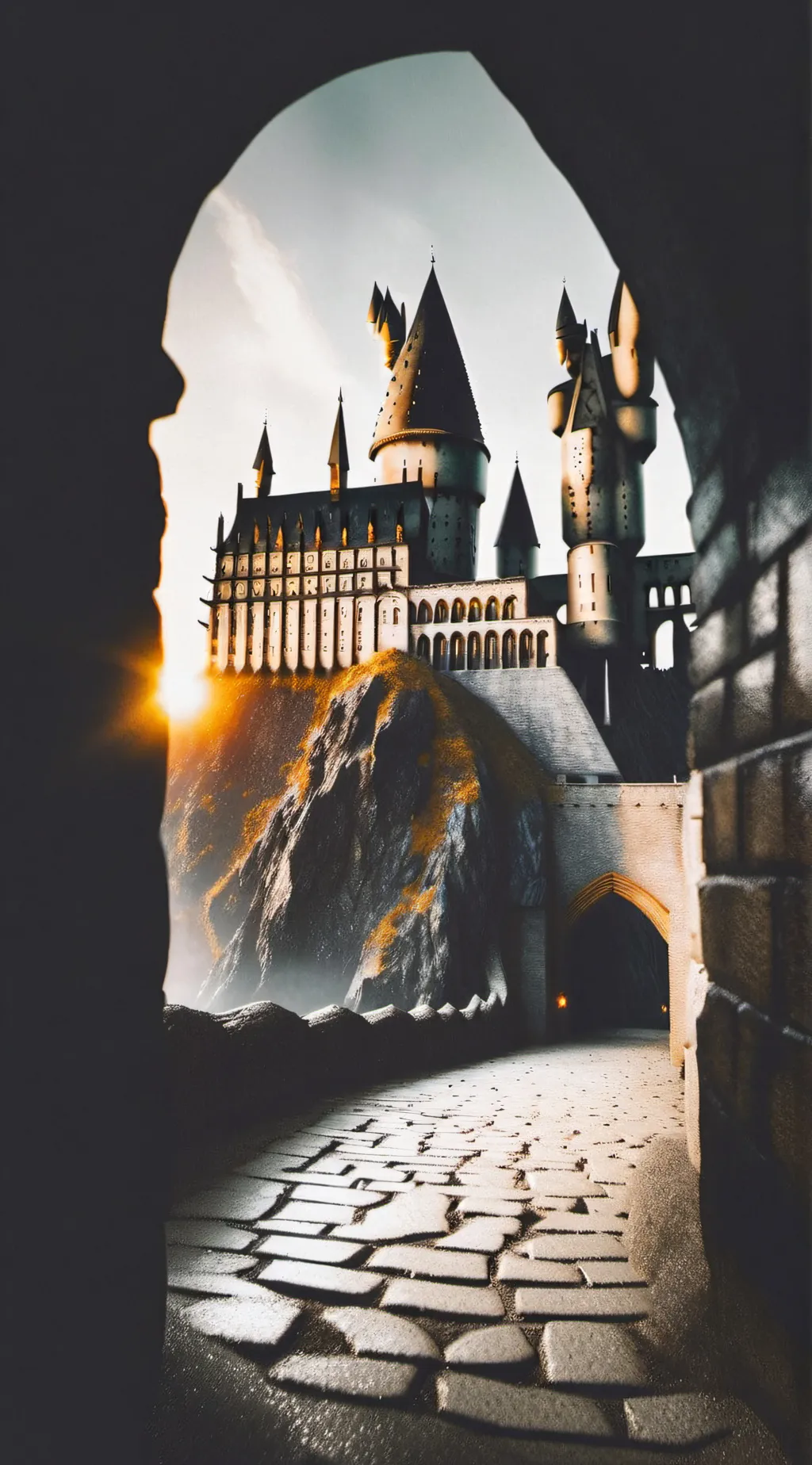 ai character: Hogwarts  background