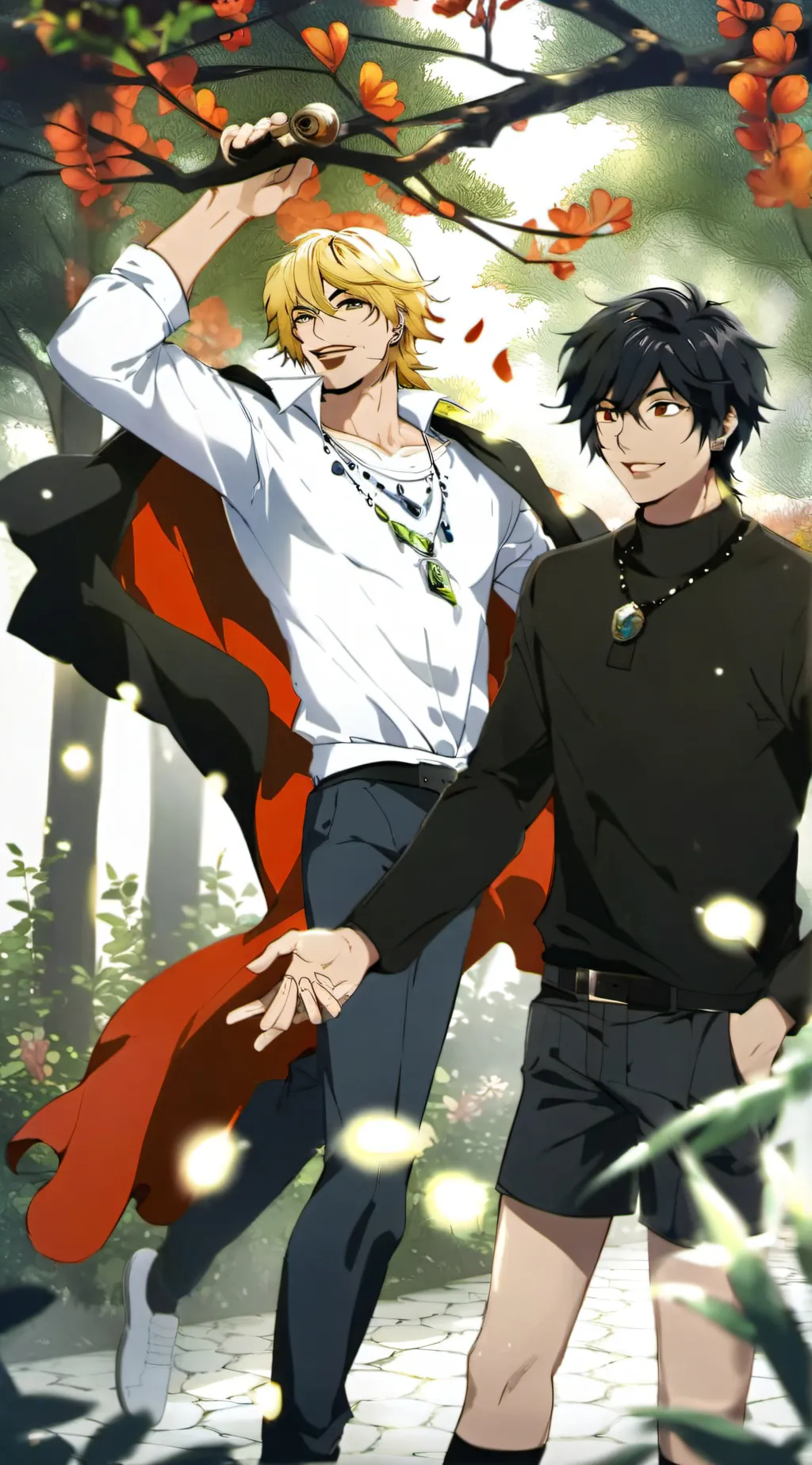 ai character: Banana fish background