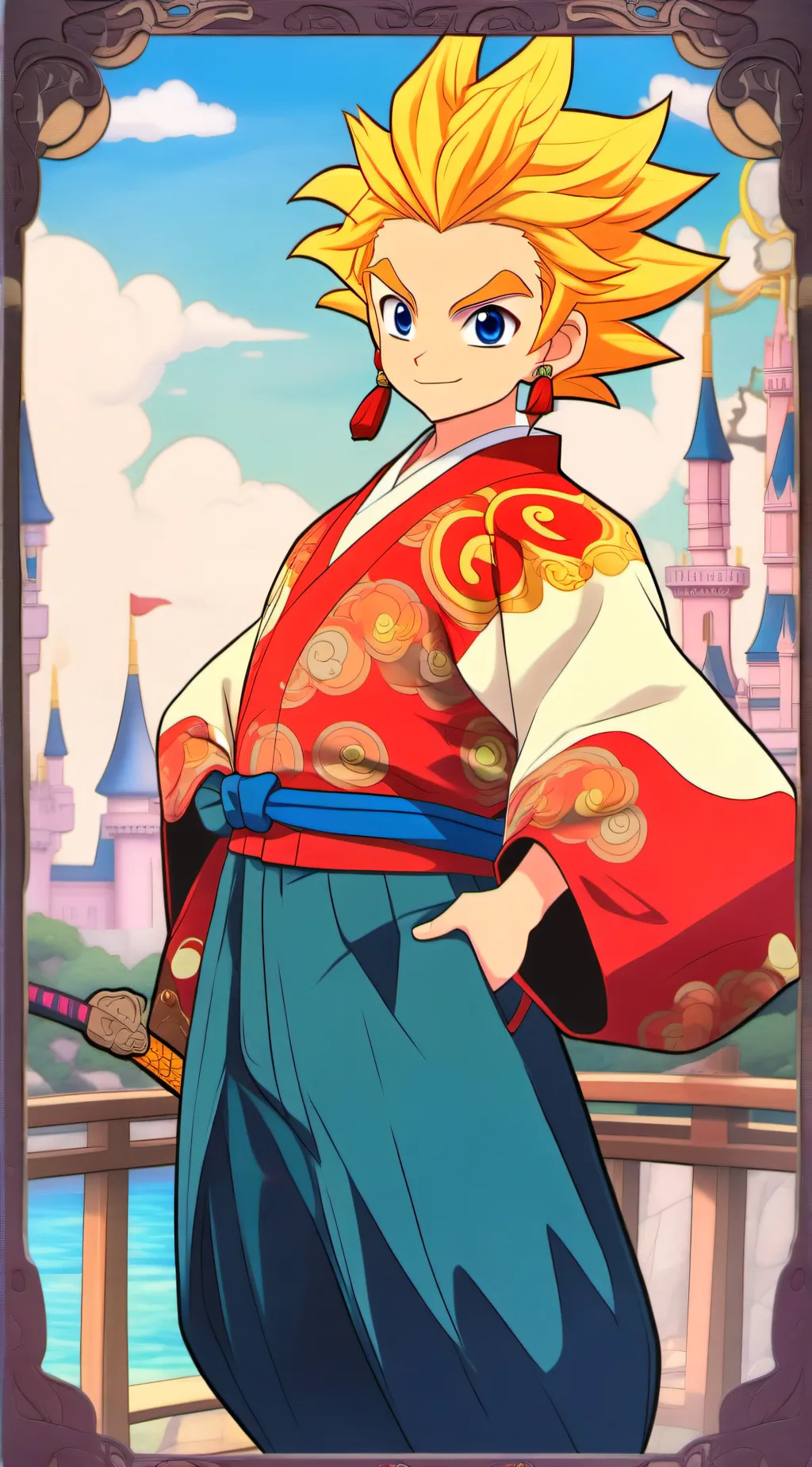 ai character: rengoku  background