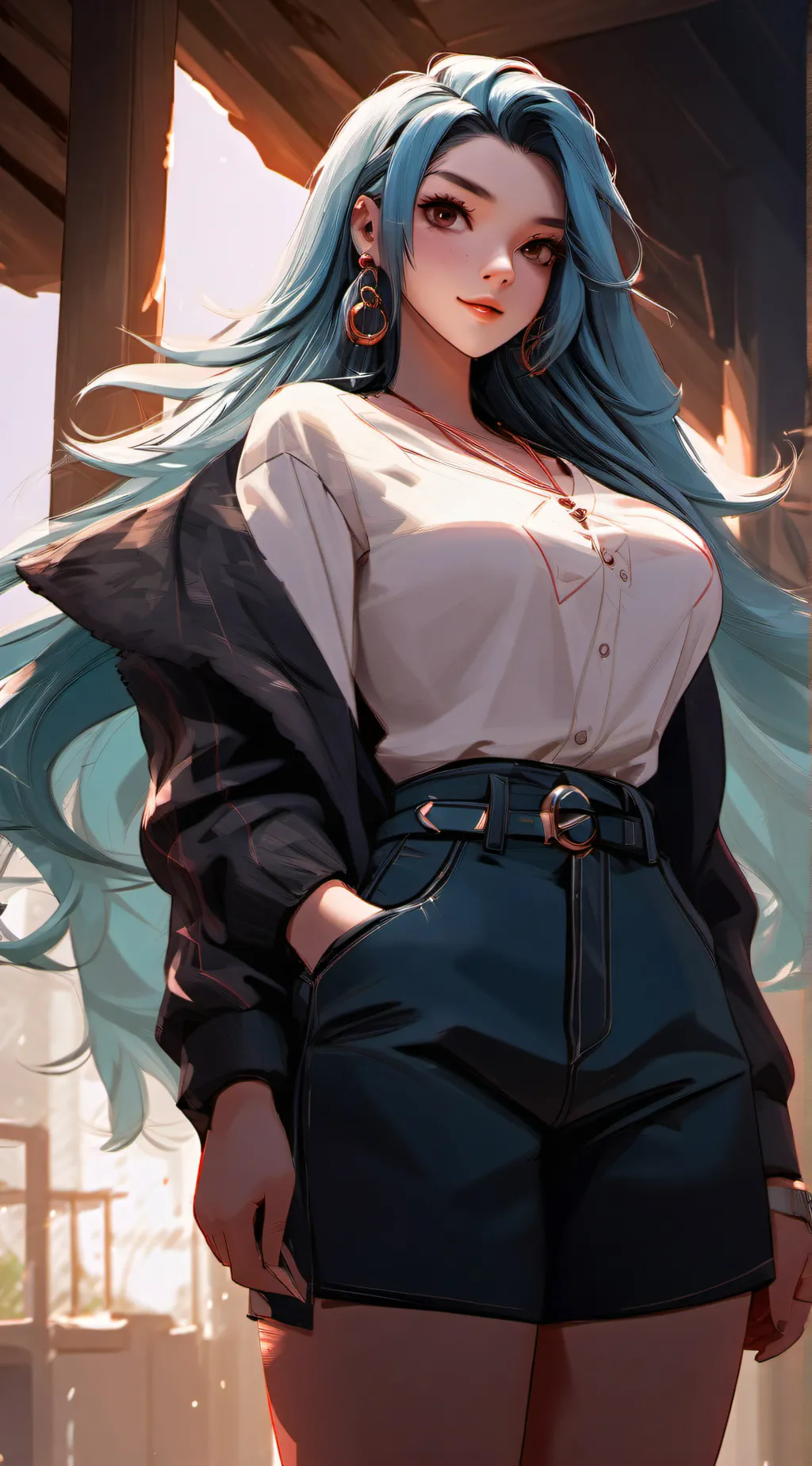 ai character:  emma background