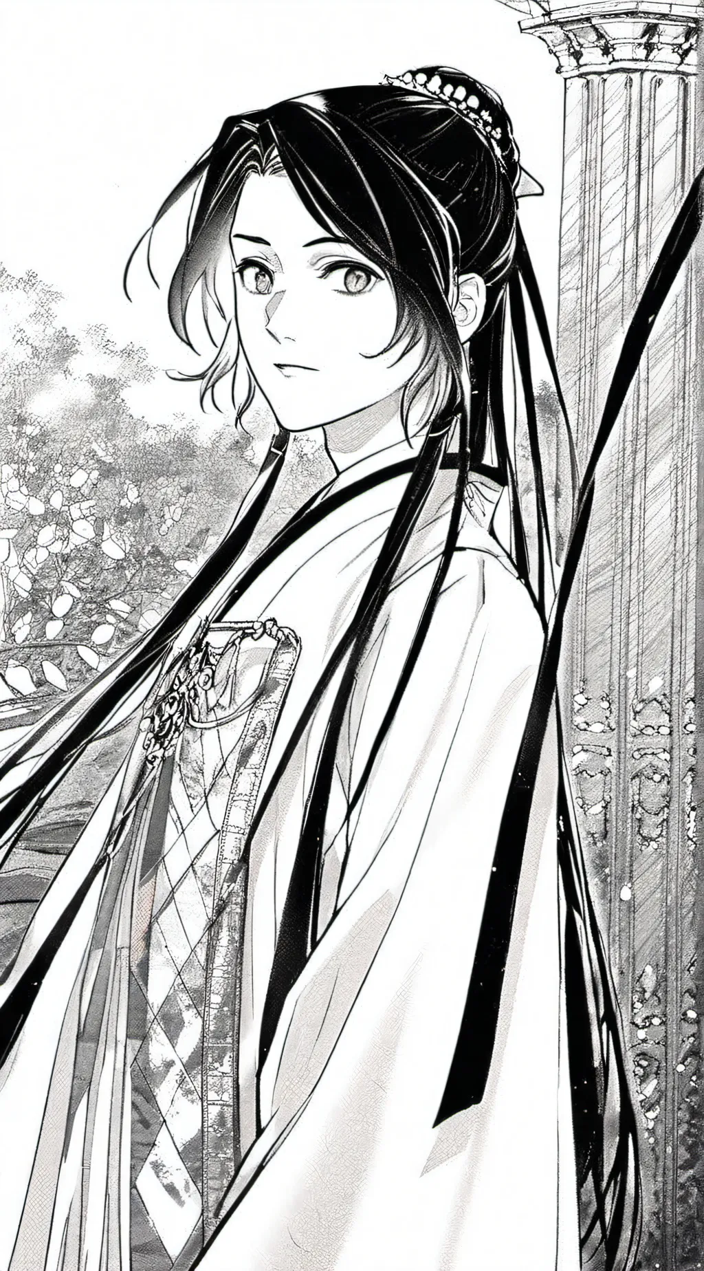 ai character: sadako  background