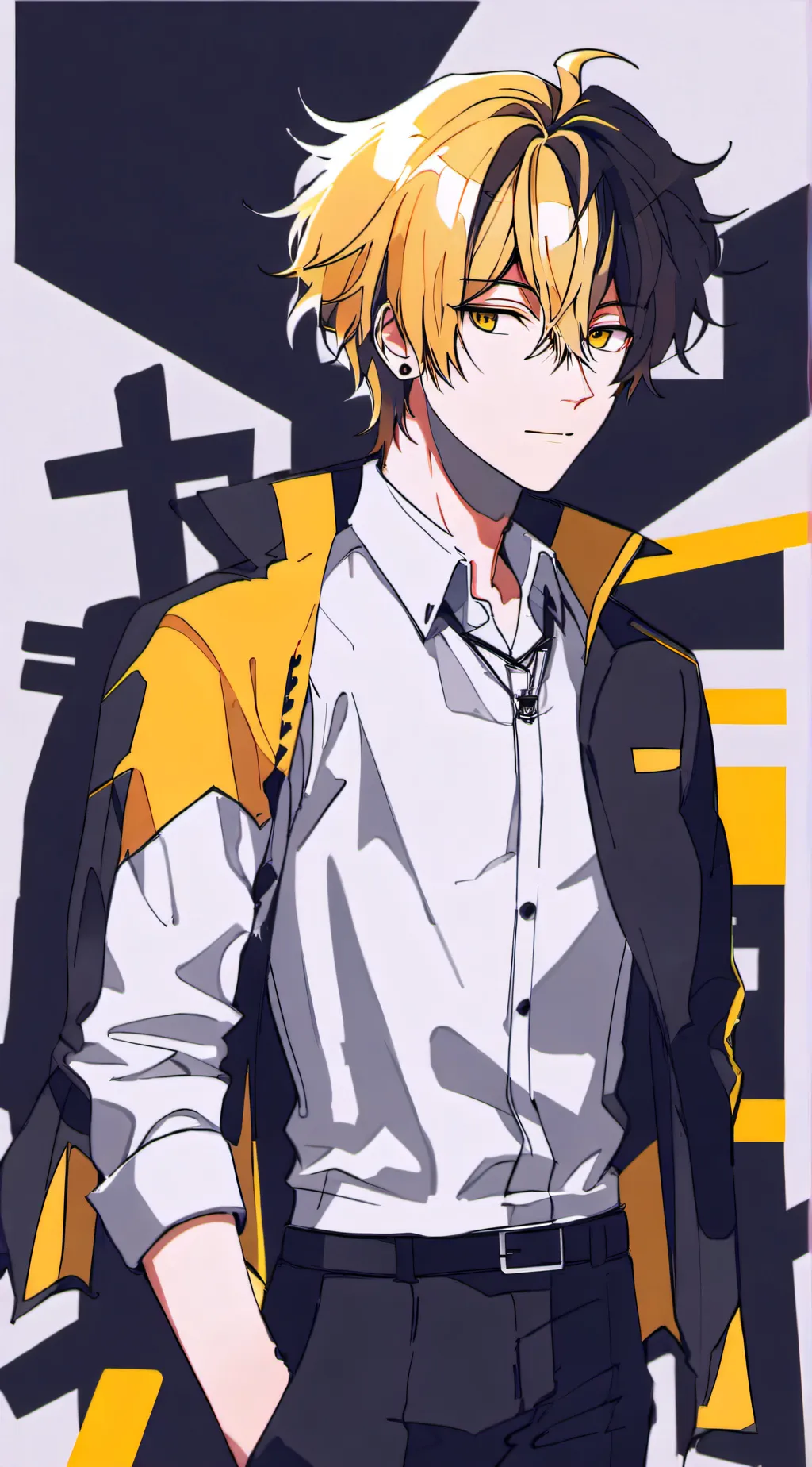 ai character: sun/moon  background