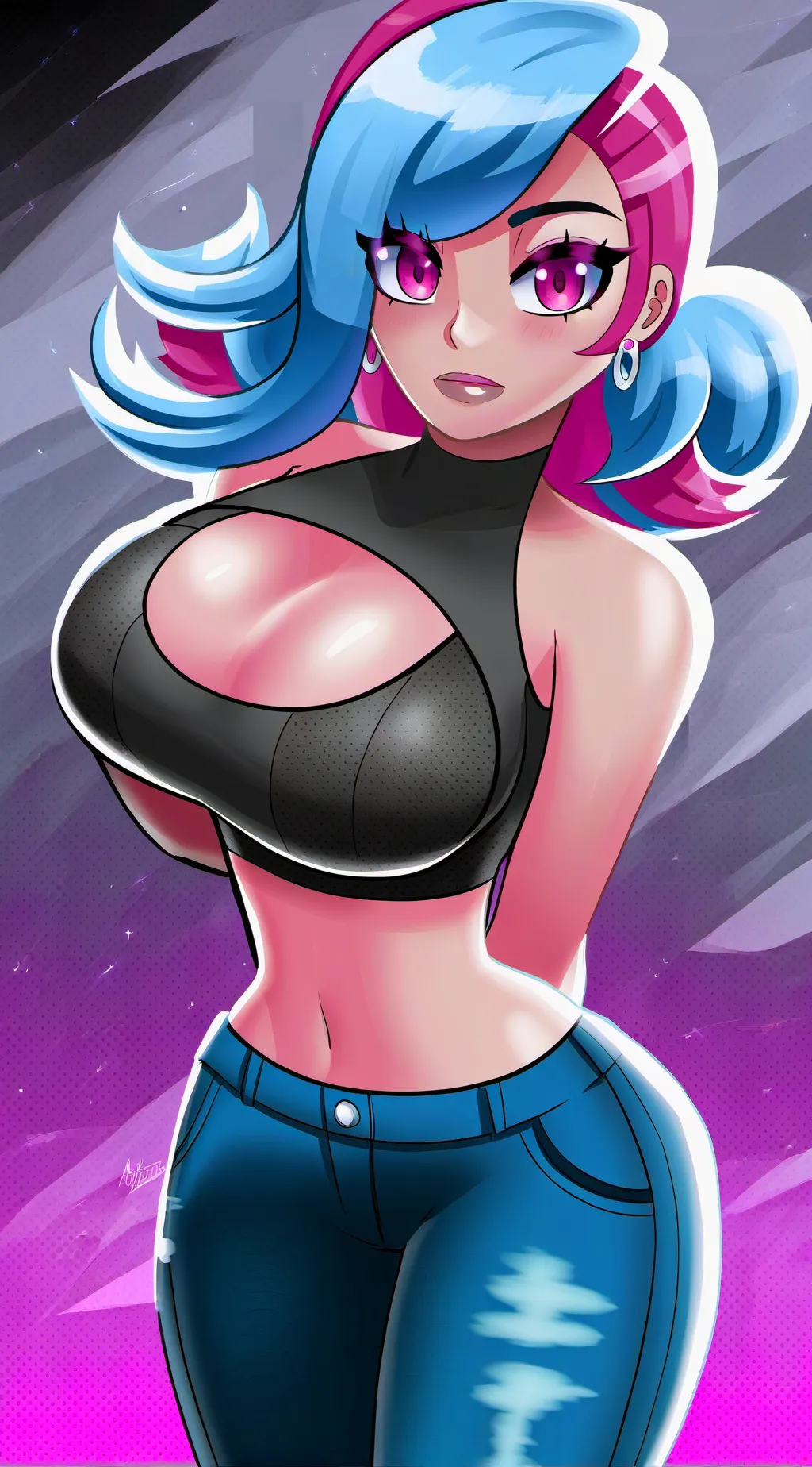 ai character: emily background