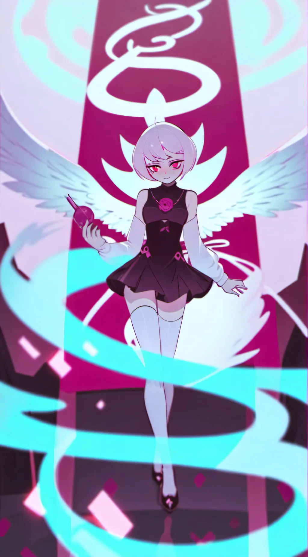 ai character: Angel Dust   background