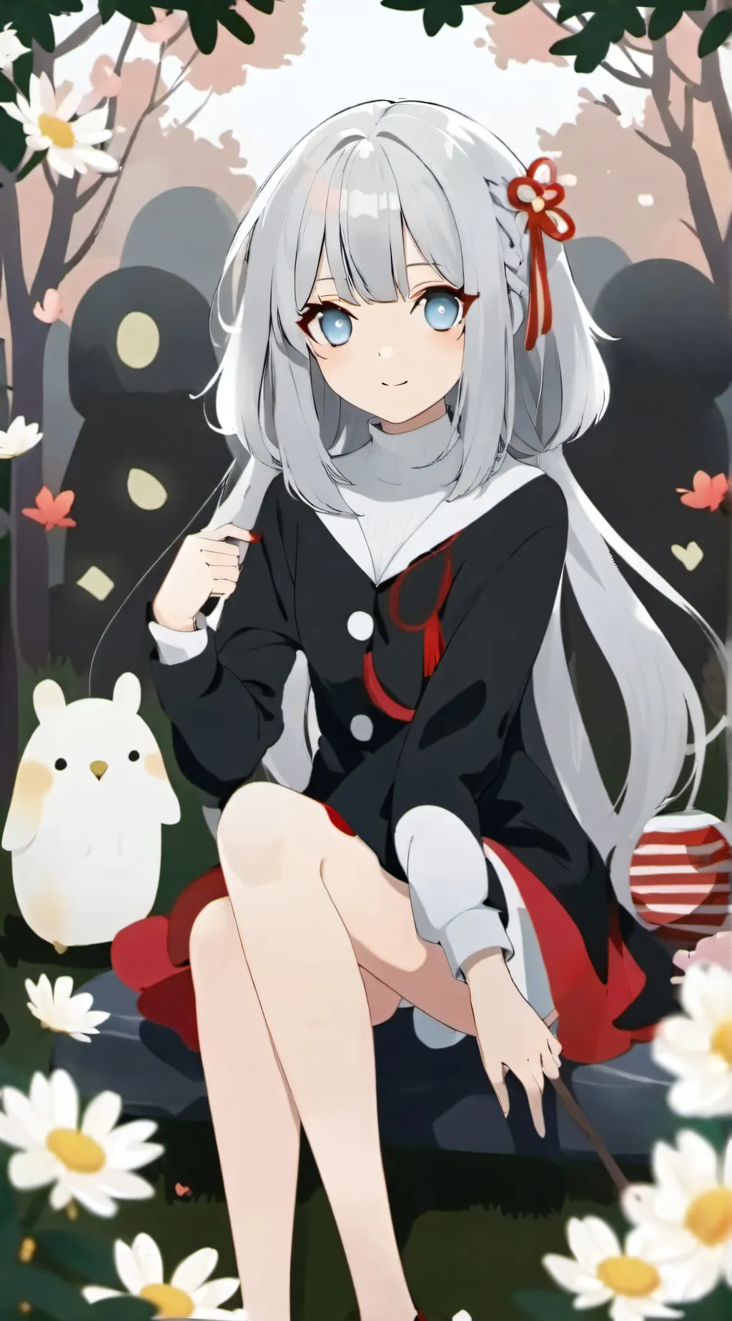 ai character: Mha Christmas￼ background