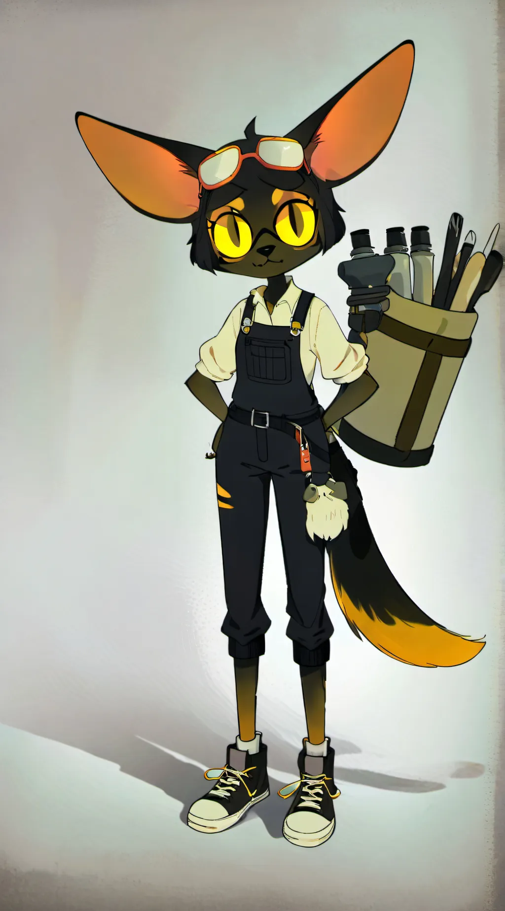 ai character: Music background